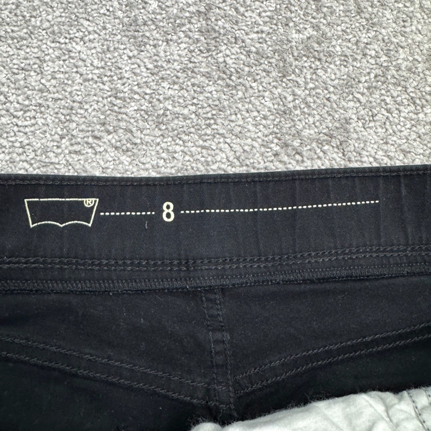 Levi's Levi's Pull On Skinny Denim Jeans Jeggings Women 8 Black 5-Pocket Stretch Casual Size 30" / US 8 / IT 44 - 5 Thumbnail