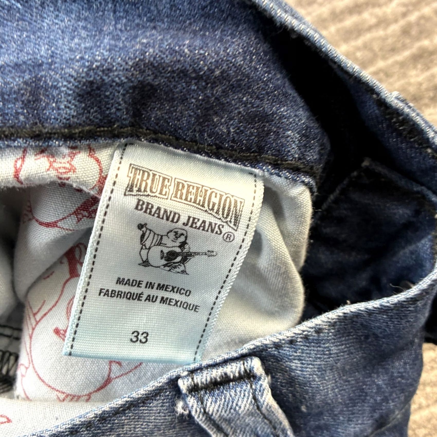 True Religion True Religion Jeans Mens 33x33 T Flap Camo Denim Shirt? Size US 33 - 7 Thumbnail