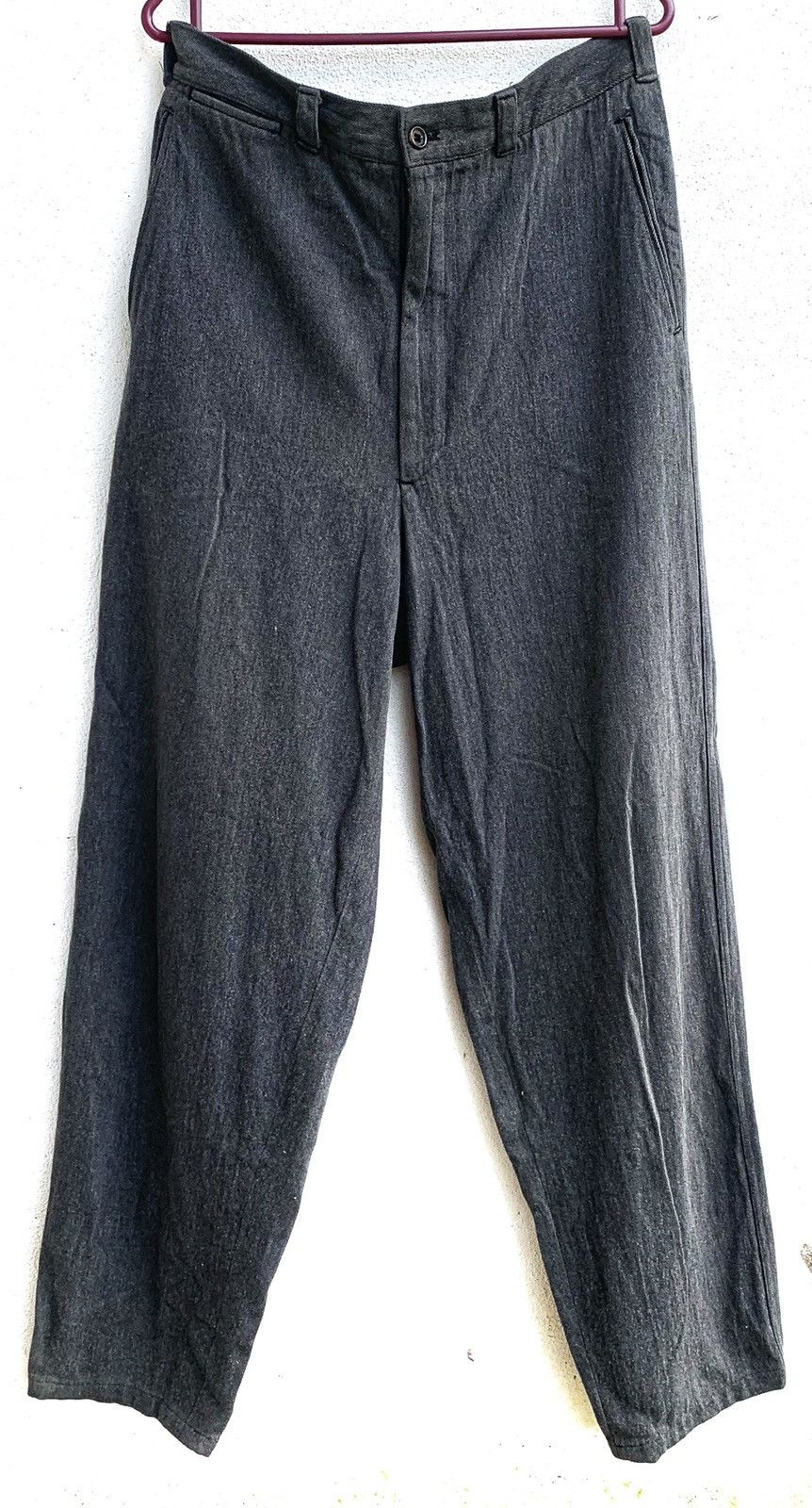 Comme des Garcons × Japanese Brand × Vintage Vintage Comme Des Garcons Homme Thick cotton Pants Size US 31 - 2 Thumbnail