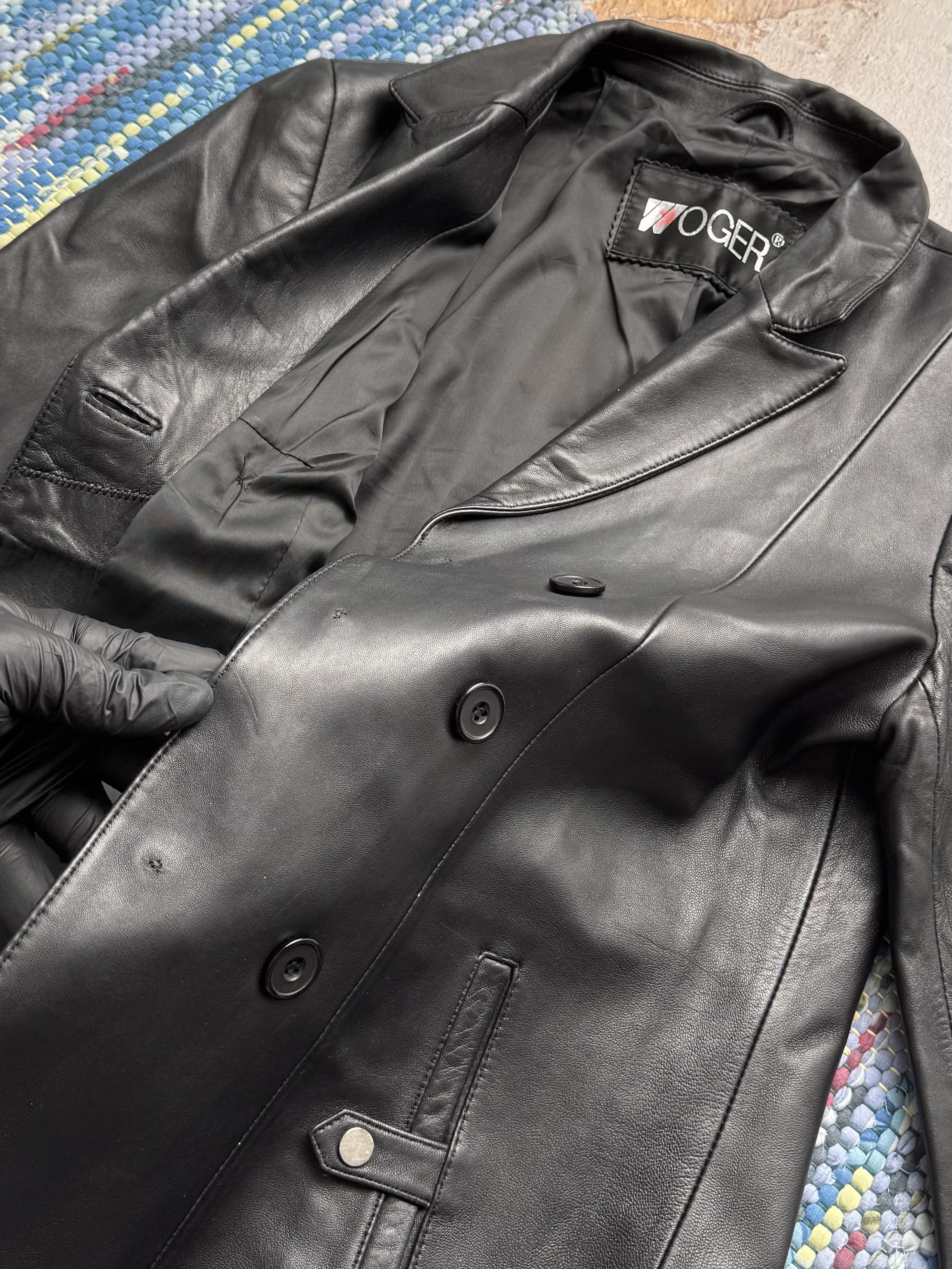 Vintage Vintage Leather Jacket A8(V1)D15 Size S / US 4 / IT 40 - 7 Thumbnail