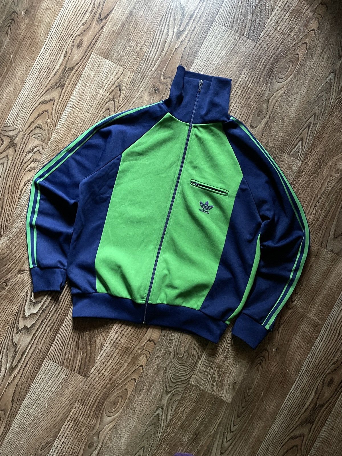 Adidas Vintage Adidas track jacket bomber france 70s Olympics Size US S / EU 44-46 / 1 - 2 Thumbnail