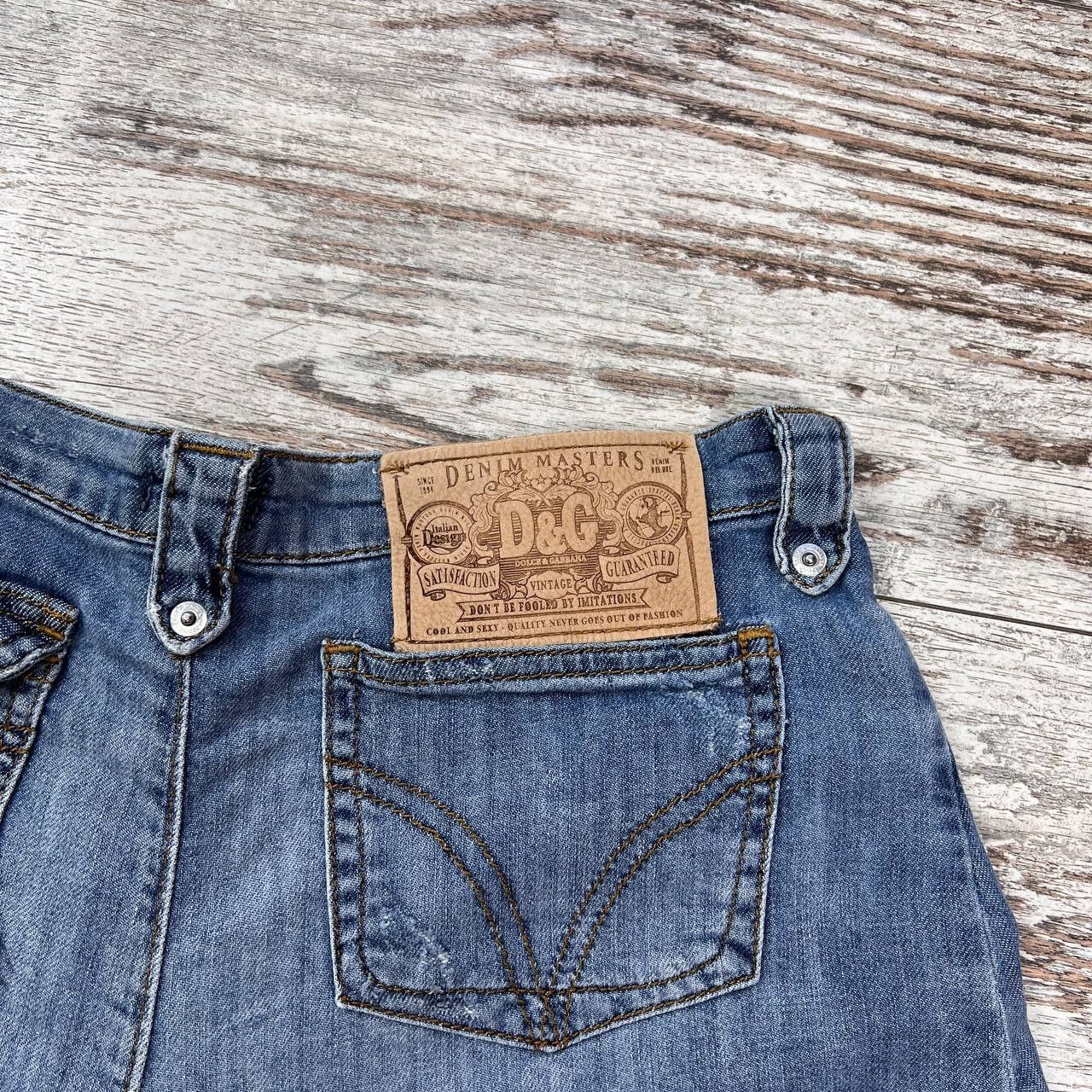 Dolce & Gabbana Baggy Women Vintage Dolce&Gabbana Denim Shorts Size 27" / US 4 / IT 40 - 7 Thumbnail
