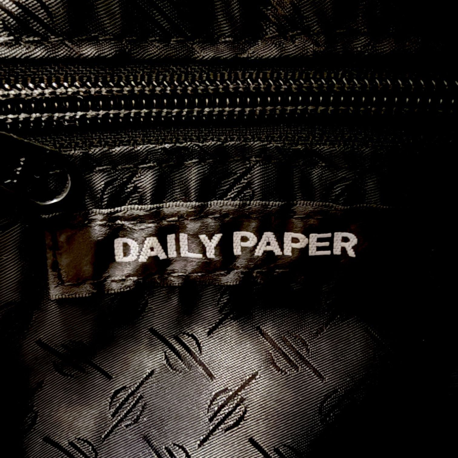Daily Paper Daily Paper Black Nylon Top Handle Satchel Purse with Strap Size ONE SIZE - 6 Thumbnail