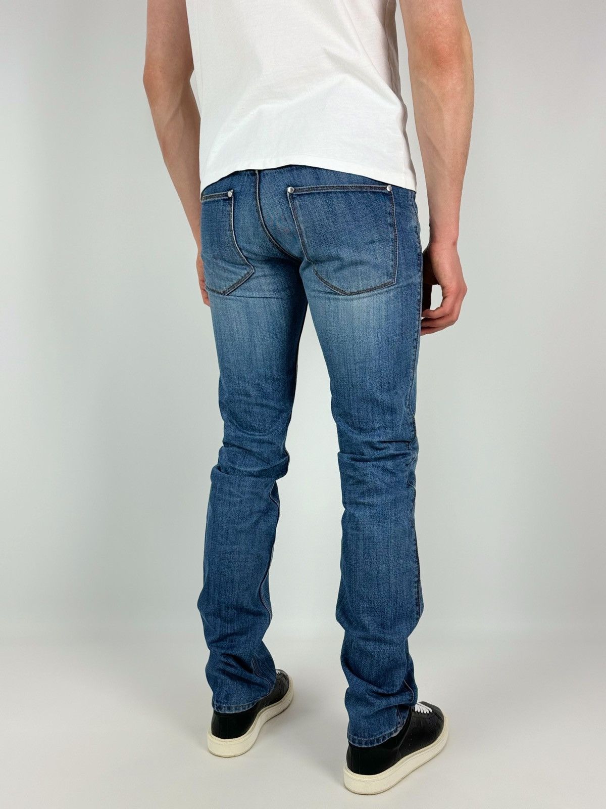 Acne Studios Acne Max Stencil Blue Jeans Size 31x34 Size US 31 - 2 Thumbnail