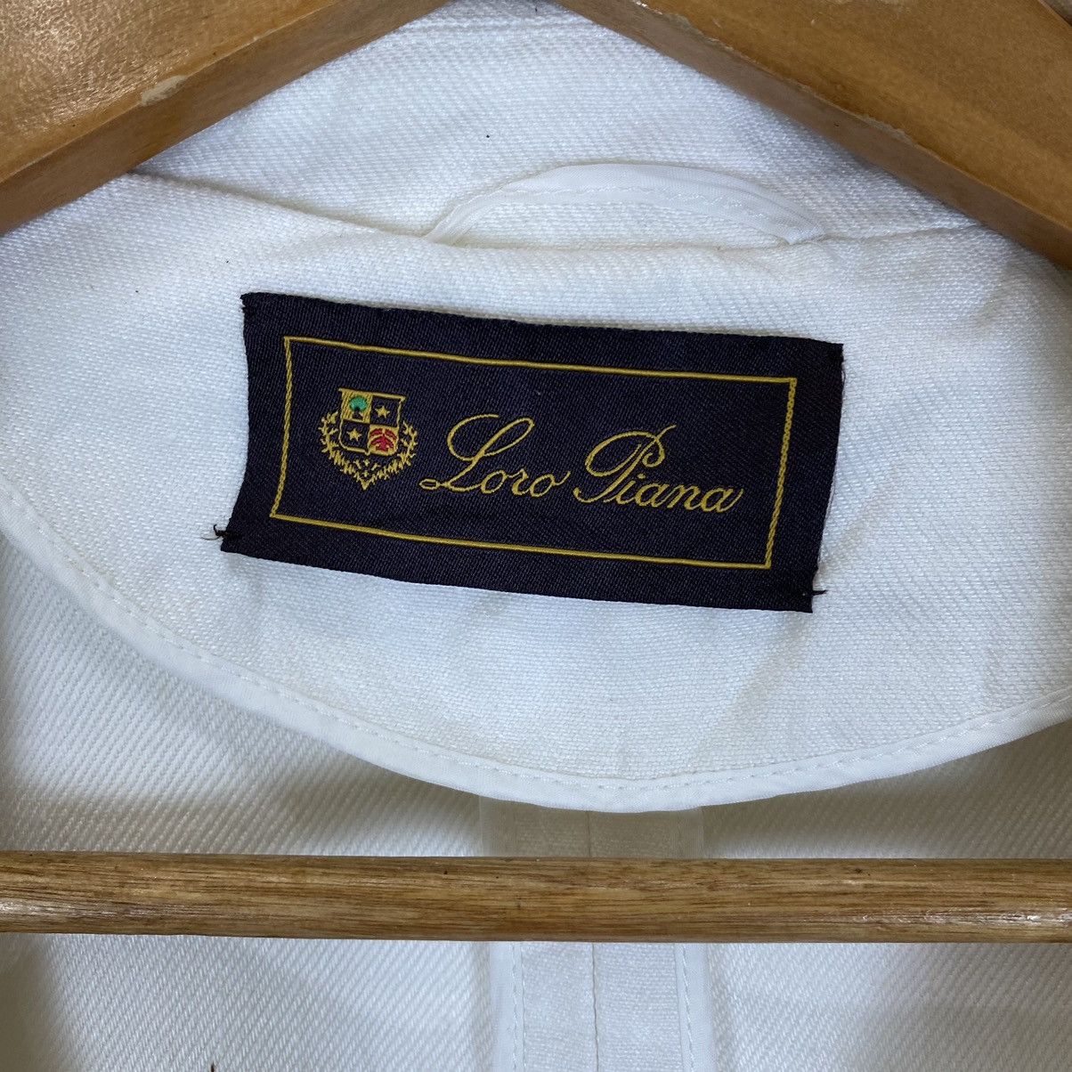 Loro Piana Nice design Loro Piana white women jacket Size S / US 4 / IT 40 - 9 Thumbnail