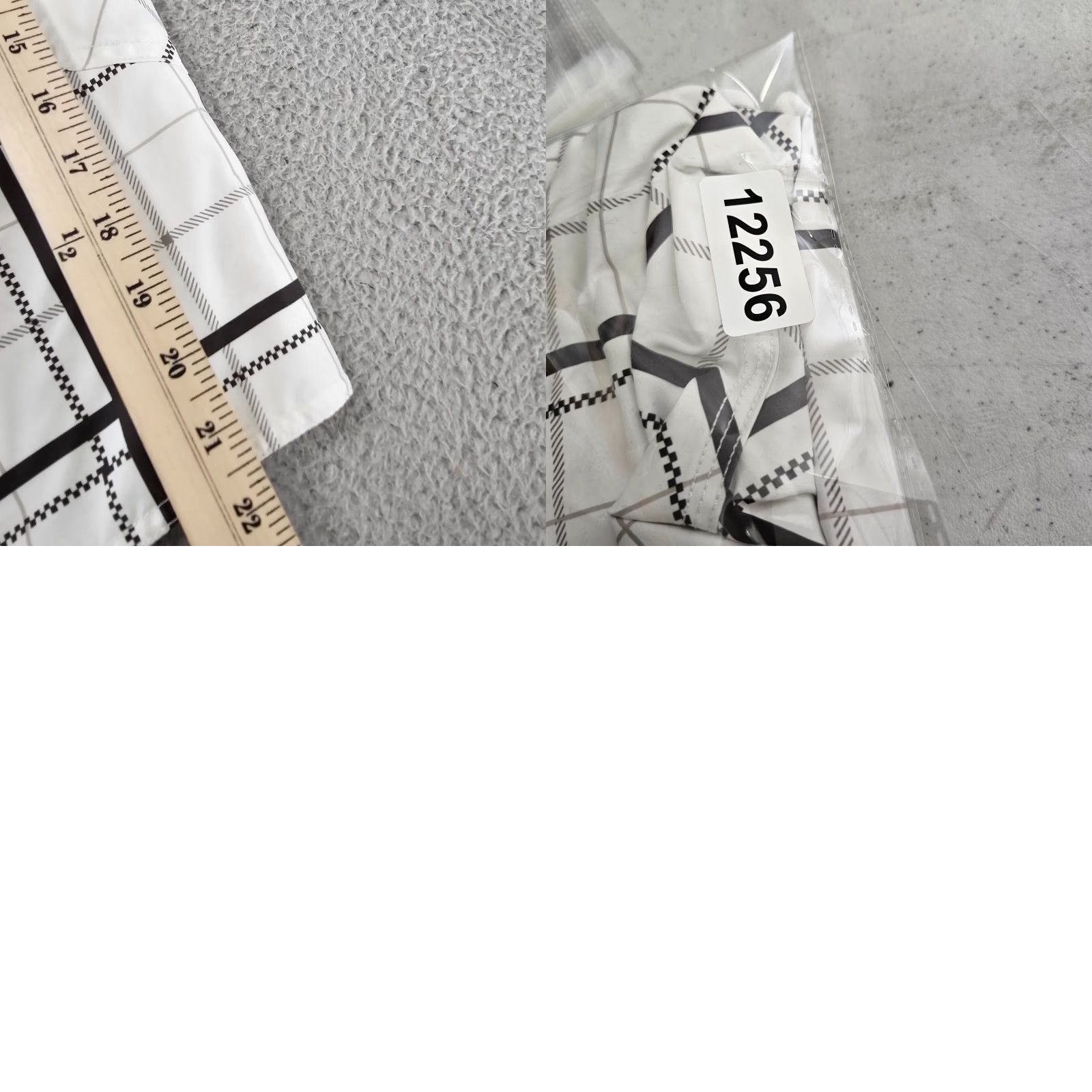 Quiksilver Quiksilver Board Shorts Mens 34 White Check Pattern Quick Dry Pockets Drawstring Surfing Swim Bottoms Size US 34 / EU 50 - 8 Thumbnail
