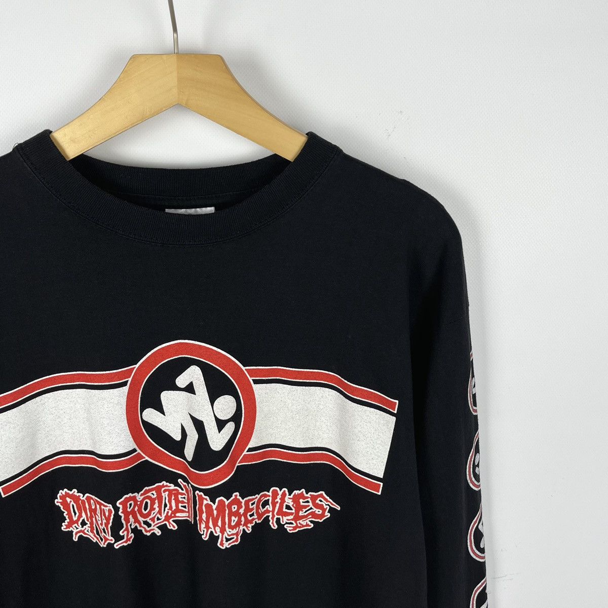 Band Tees Vintage Dirty Rotten Imbeciles DRI rare tour longsleeve 2004 Size US L / EU 52-54 / 3 - 18 Thumbnail