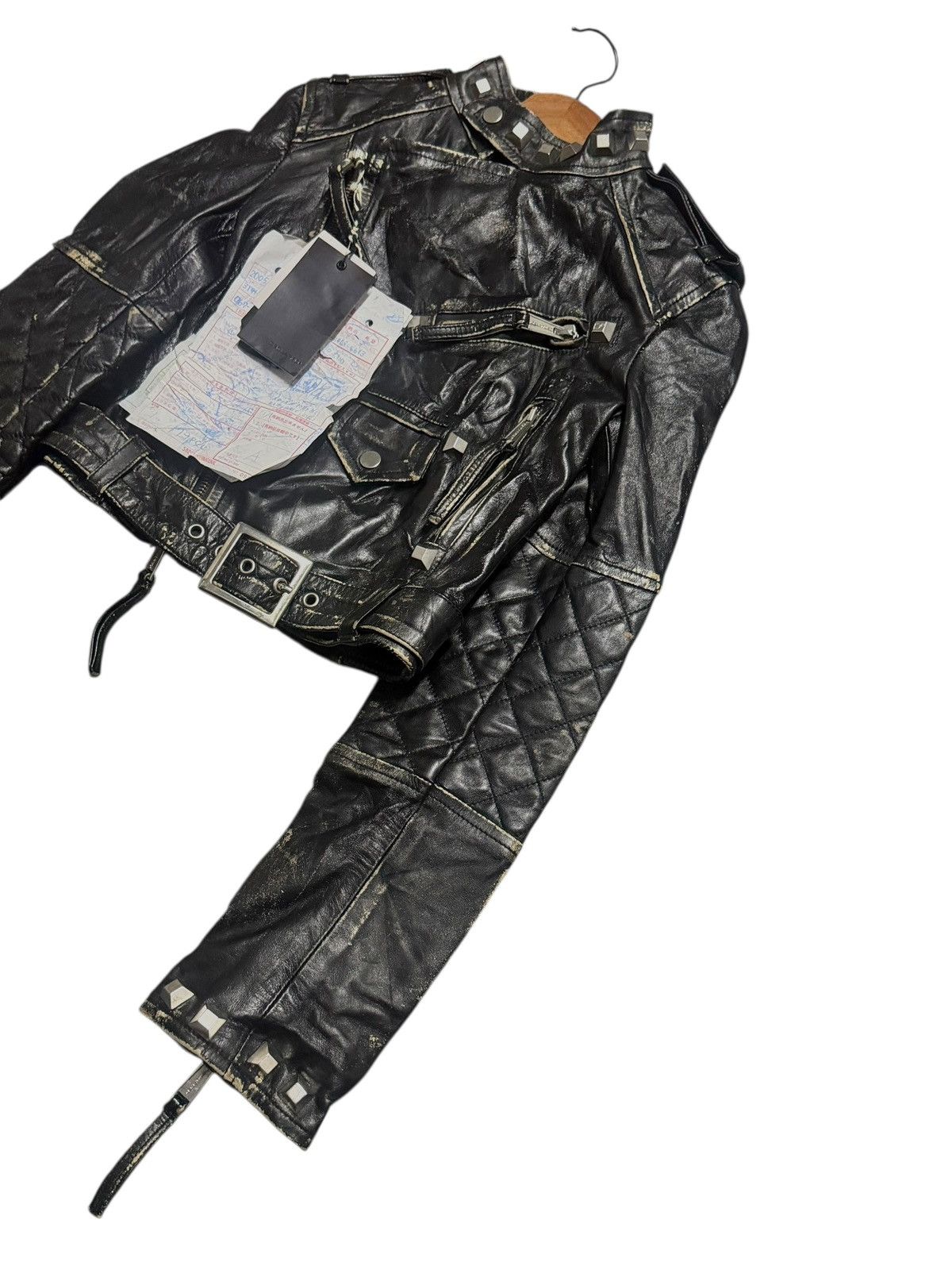 Dsquared2 Dsquared2 Fall 2005 Runway Studded Leather Jacket Size XS / US 0-2 / IT 36-38 - 4 Thumbnail