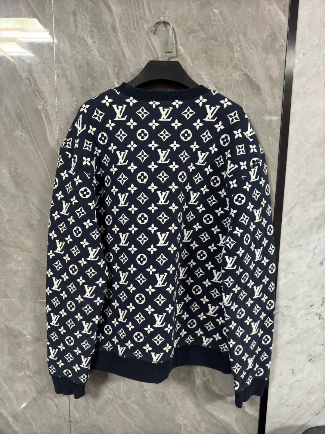Louis Vuitton LOUIS VUITTON Jacquard Crew Neck Sweater/Sweatshirt Size US XL / EU 56 / 4 - 2 Thumbnail