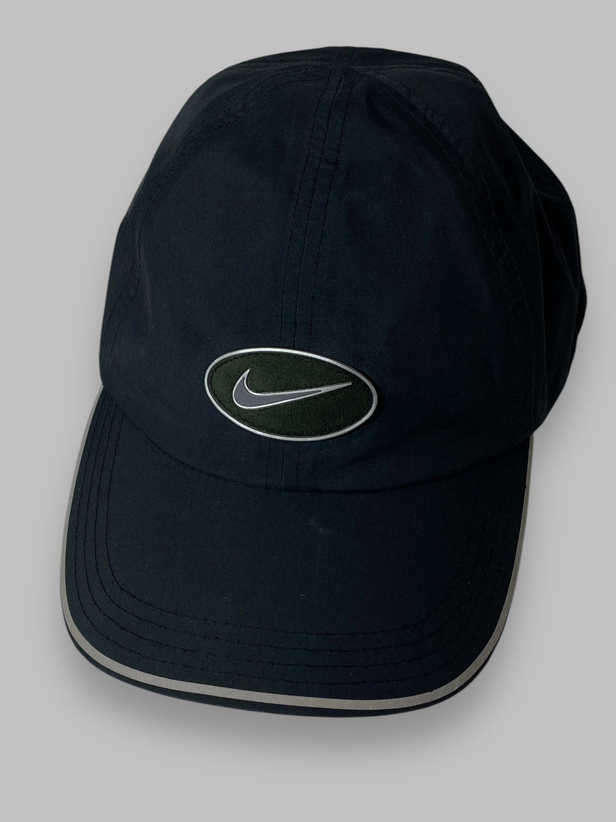 Nike Vintage Nike Swoosh Logo Y2k Hype Streetwear CAp Size ONE SIZE - 5 Thumbnail