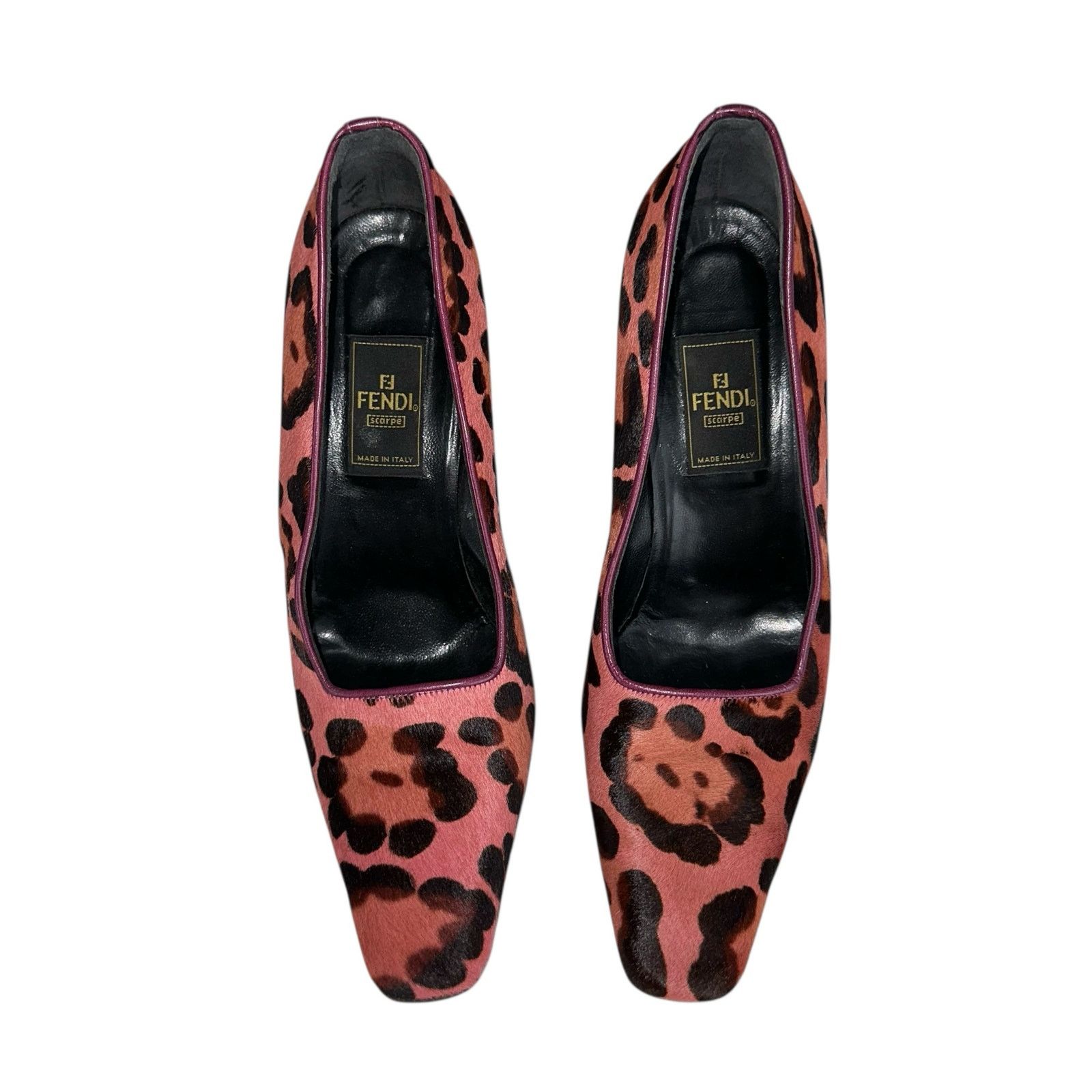 Fendi Fendi Vintage Leopard Print Heels Size US 6 / IT 36 - 5 Thumbnail