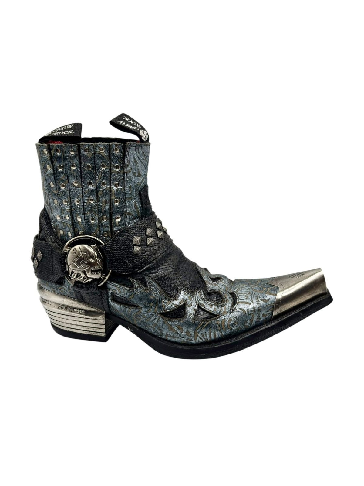 New Rock Vintage New Rock steel cap cowboy boots Size 40 Size US 10 / IT 40 - 4 Thumbnail