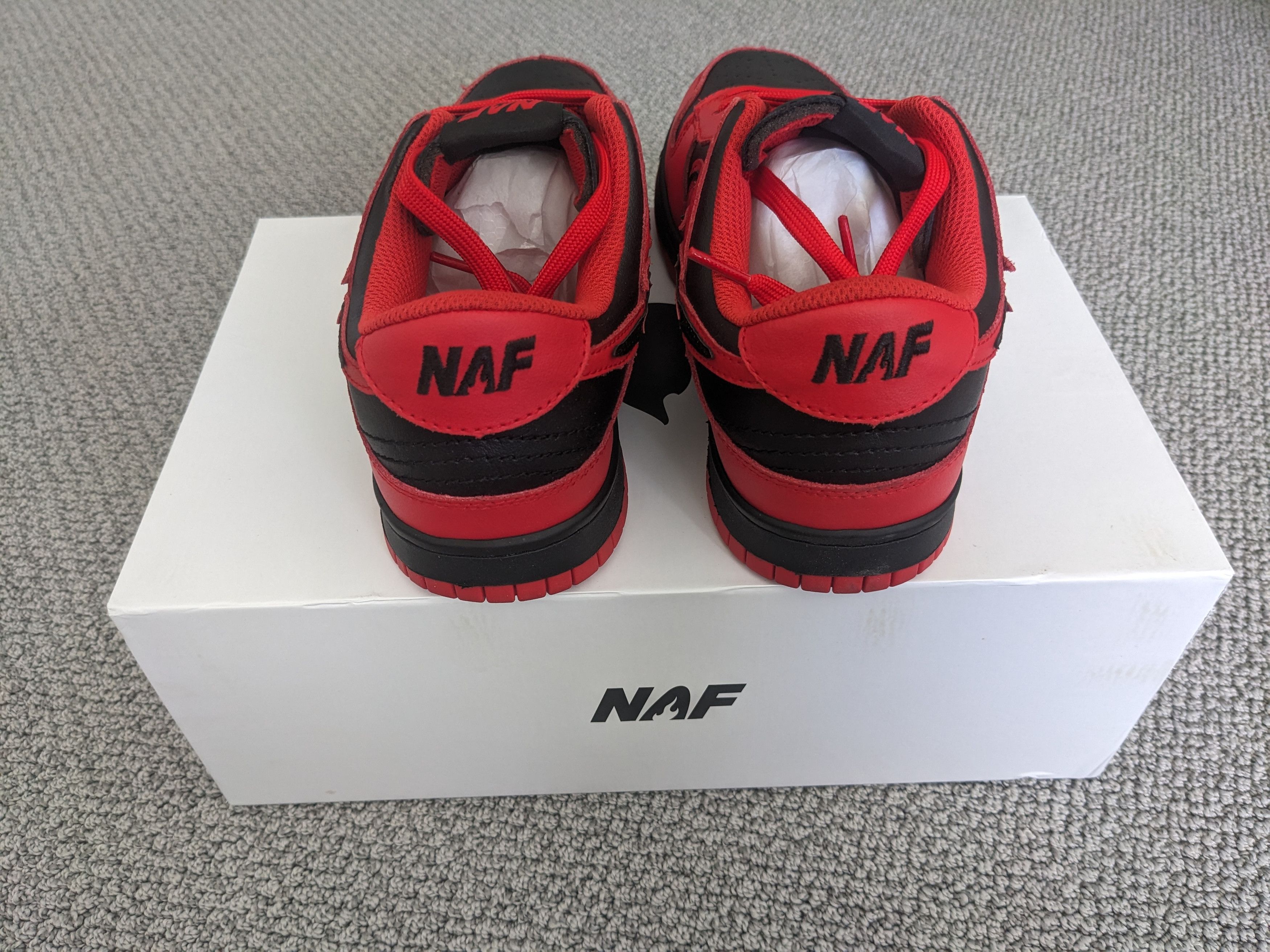 Other NAF Global Shoes In Red/Black Color Size US 8 / EU 41 - 8 Thumbnail