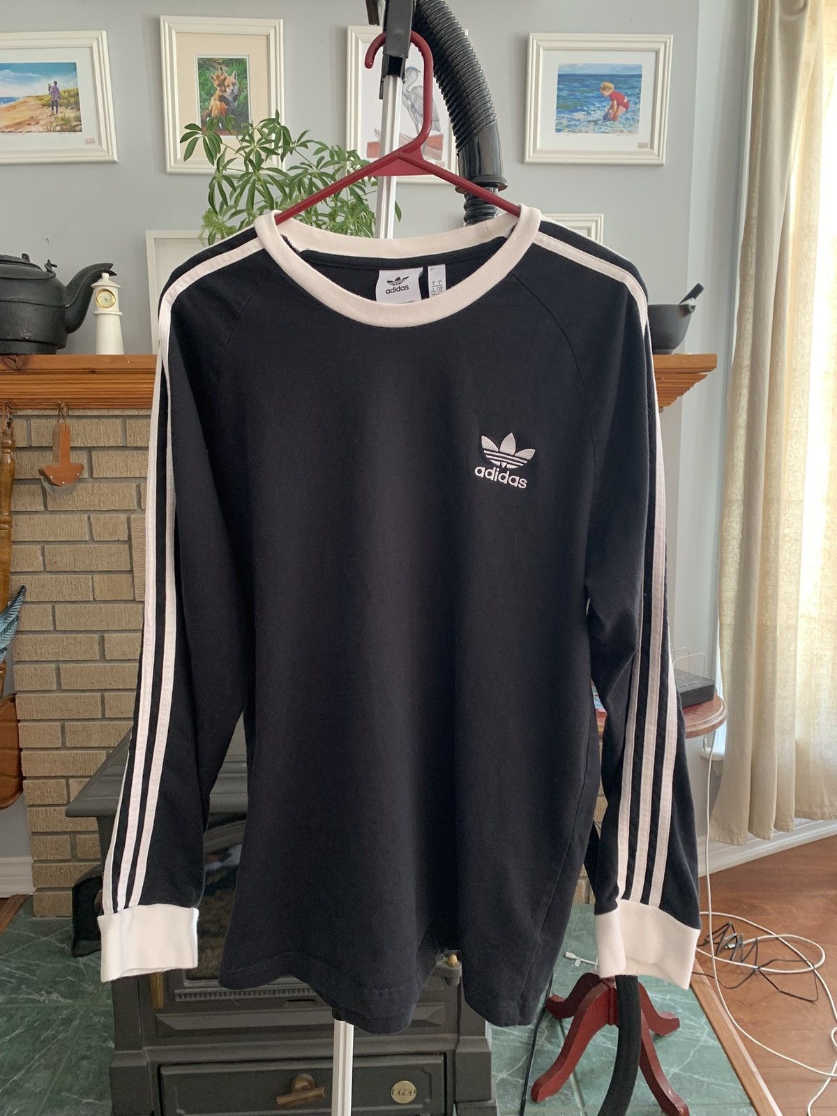 Adidas Adidas 3-Stripe Long Sleeve Size US L / EU 52-54 / 3 - 1 Thumbnail