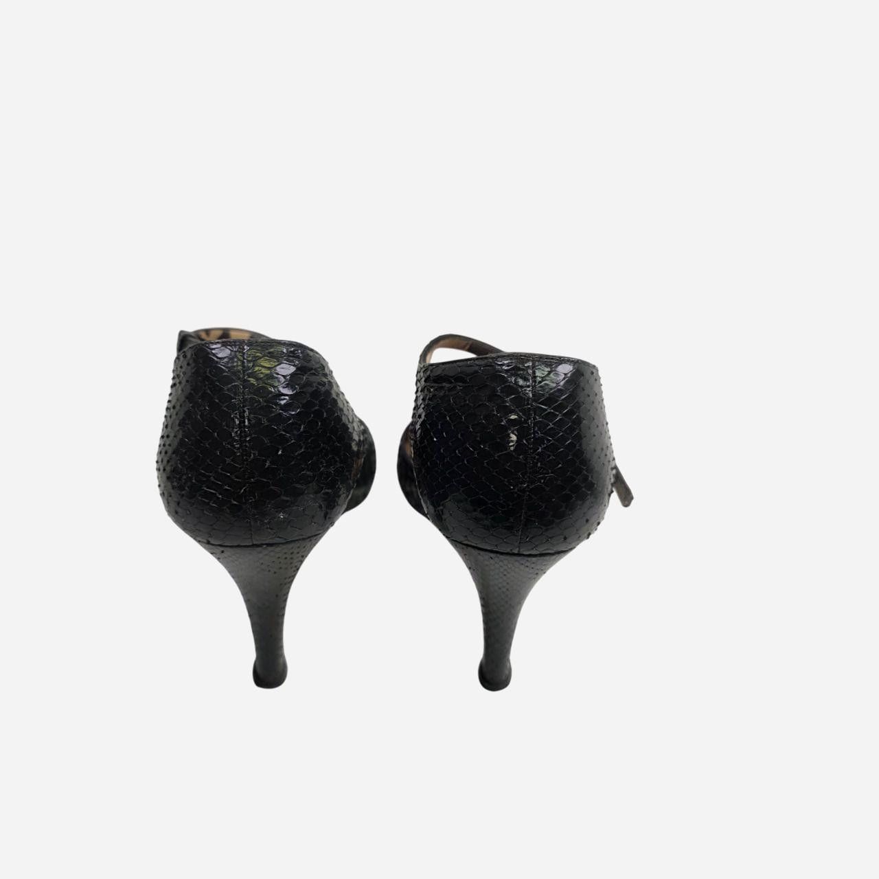 Valentino Valentino Snakeskin Heels Size US 6.5 / IT 36.5 - 4 Thumbnail
