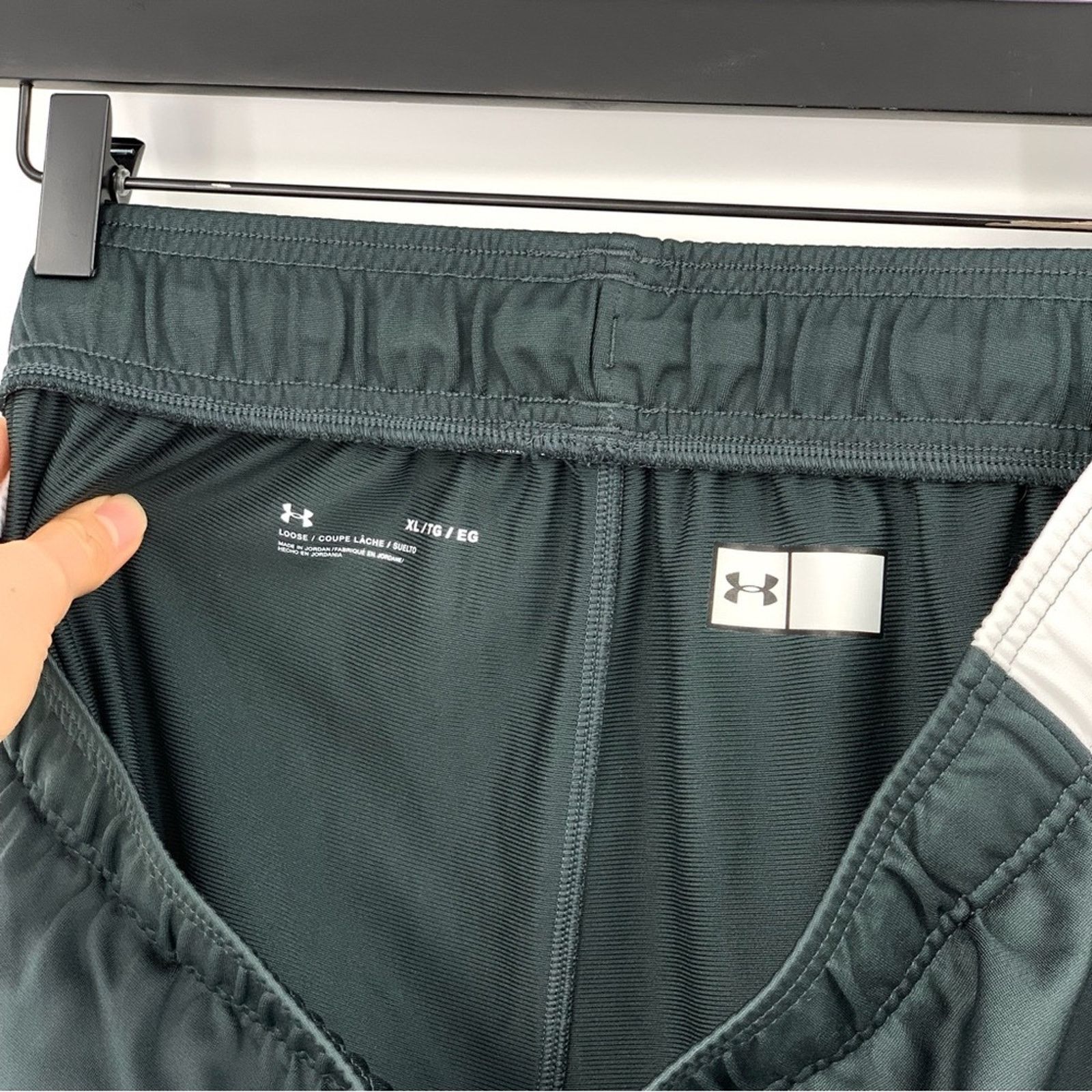 Under Armour UNDER ARMOUR Rival Knit Men's Sweat Pants Grey White XL Size US 36 / EU 52 - 6 Thumbnail