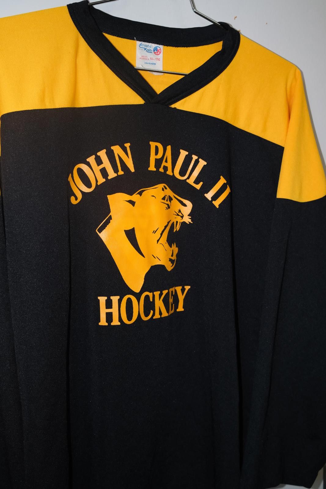 Other 90's Athletic Knit John Paul II Hockey Hockey Jersey Size US XL / EU 56 / 4 - 3 Thumbnail