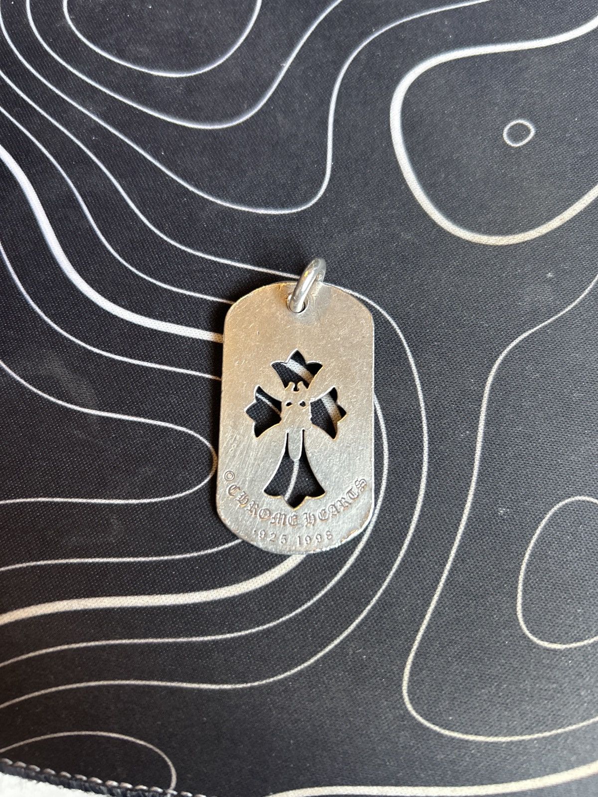 Chrome Hearts Chrome Hearts Cross Dagger Dog Tag Pendant | Grailed