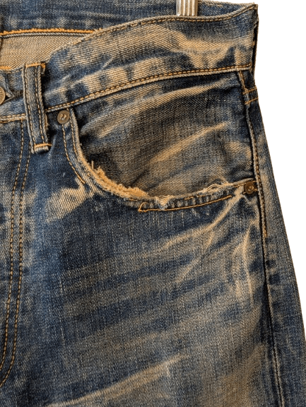 Levi's × Levi's Vintage Clothing LEVI'S VINTAGE CLOTHING DISTRESSED PROCESS JEANS Size US 32 / EU 48 - 3 Thumbnail