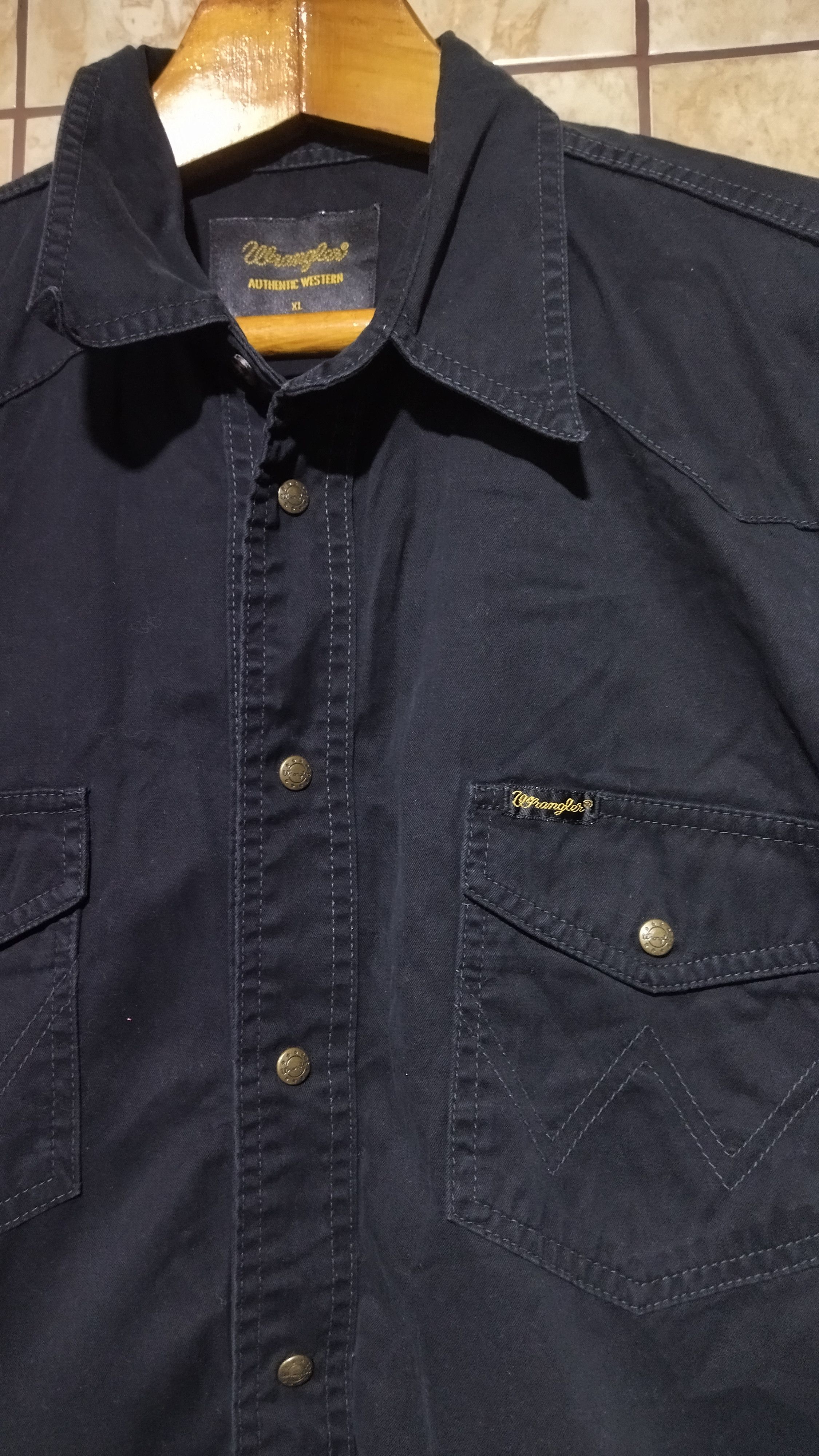 Wrangler Vintage Wrangler Western up button shirt Size US XL / EU 56 / 4 - 2 Thumbnail