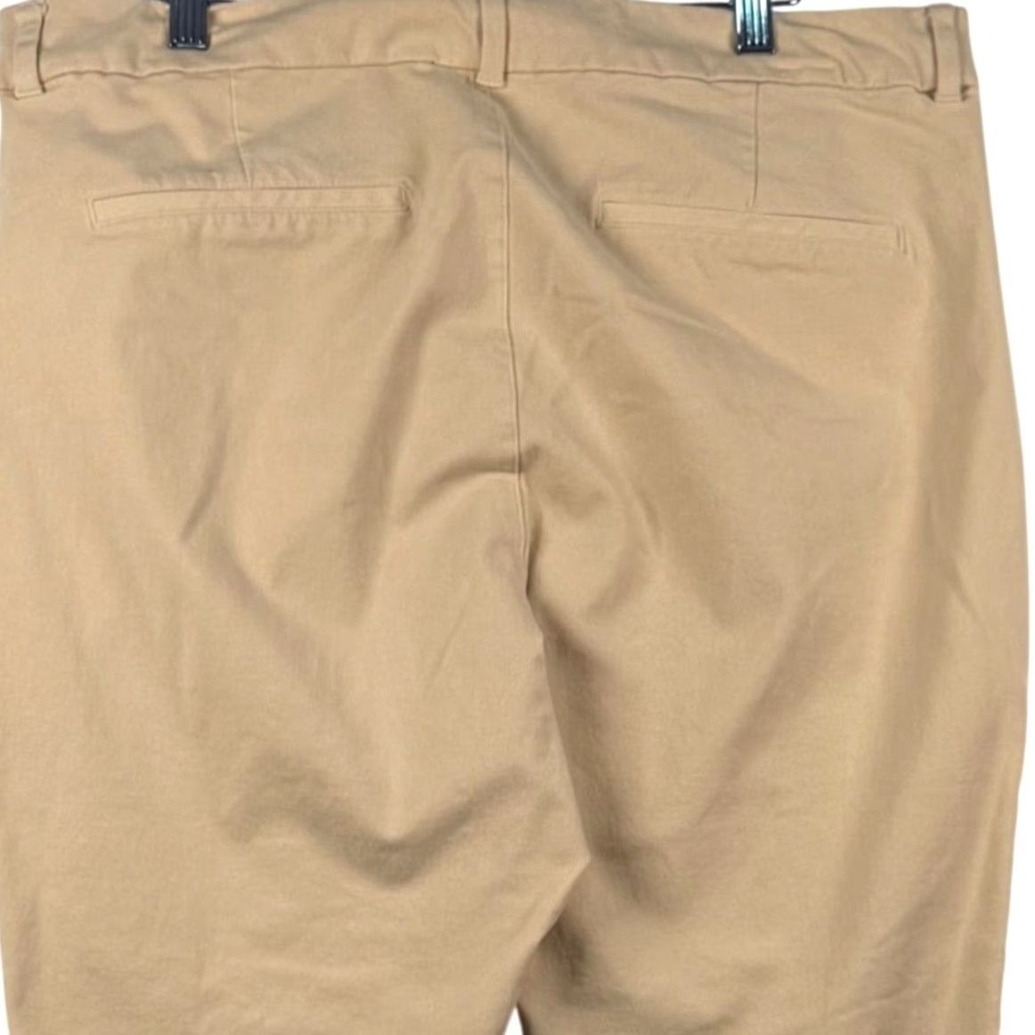 Old Navy Old Navy Pixie Skinny Ankle Pants High Rise 24.5in Inseam Beige Khaki 16W Plus Slim Pockets Work Casual Business Women Mens? Size 38" / US 16 / IT 52 - 4 Thumbnail