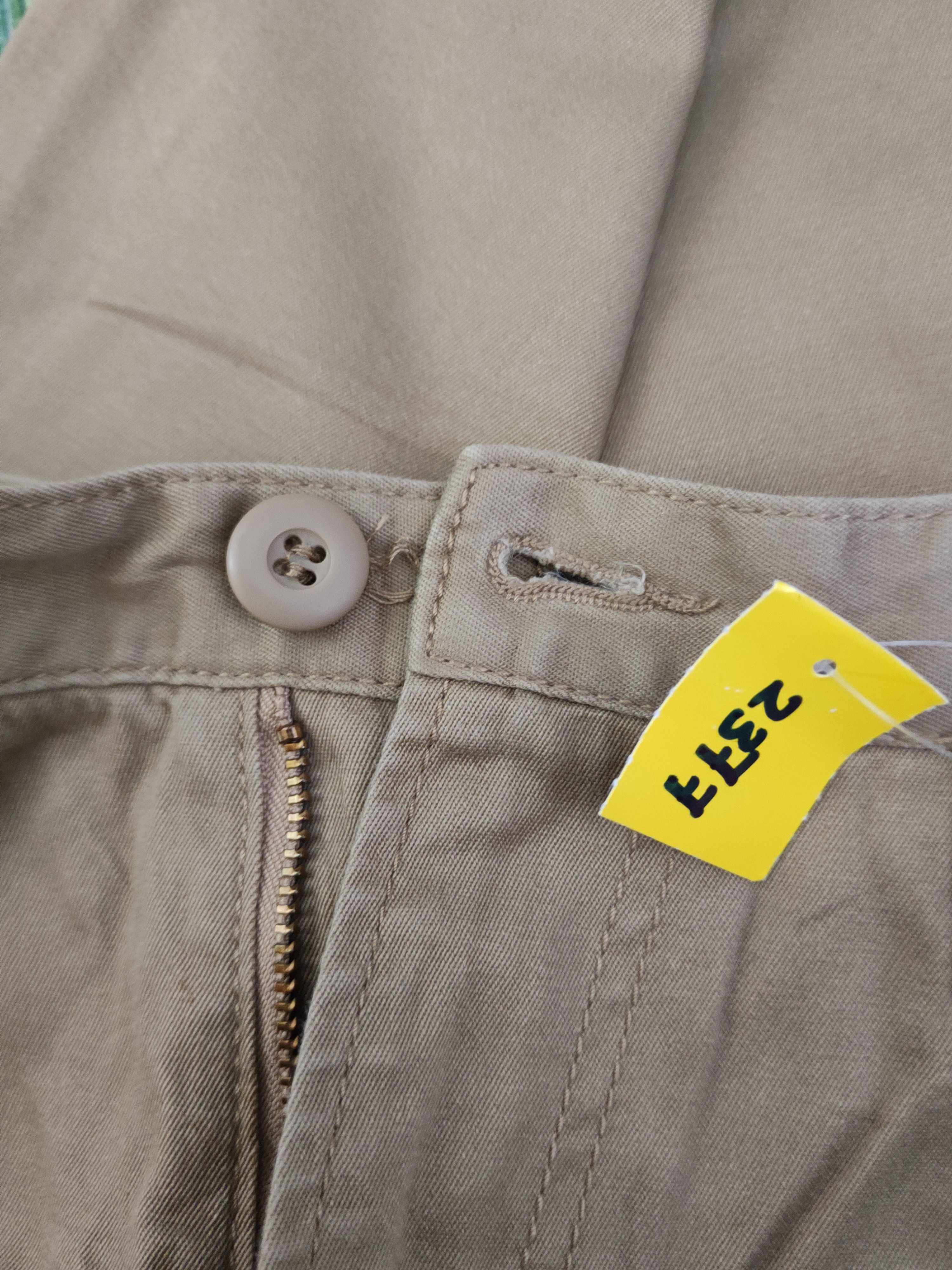 Japanese Brand DL Shuca Global Work Beige Multipocket Cargo Pants #2377 Size US 28 / EU 44 - 14 Thumbnail