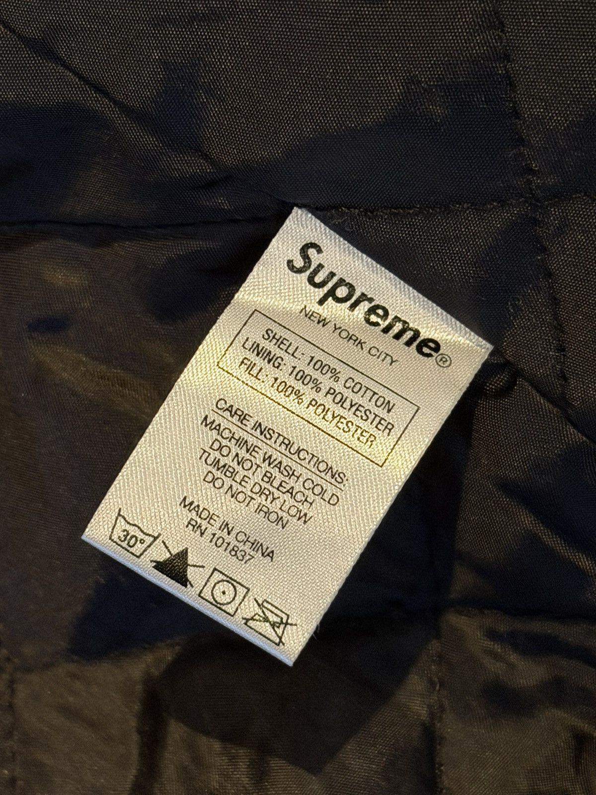 Supreme Supreme Quilted Flannel Size US M / EU 48-50 / 2 - 4 Thumbnail