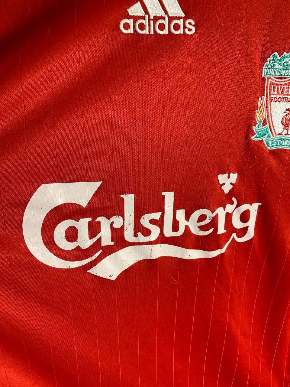 Adidas × Vintage VERY RARE ADIDAS FC LIVERPOOL ENGLAND SOCCER JERSEY RETRO Size US L / EU 52-54 / 3 - 4 Thumbnail