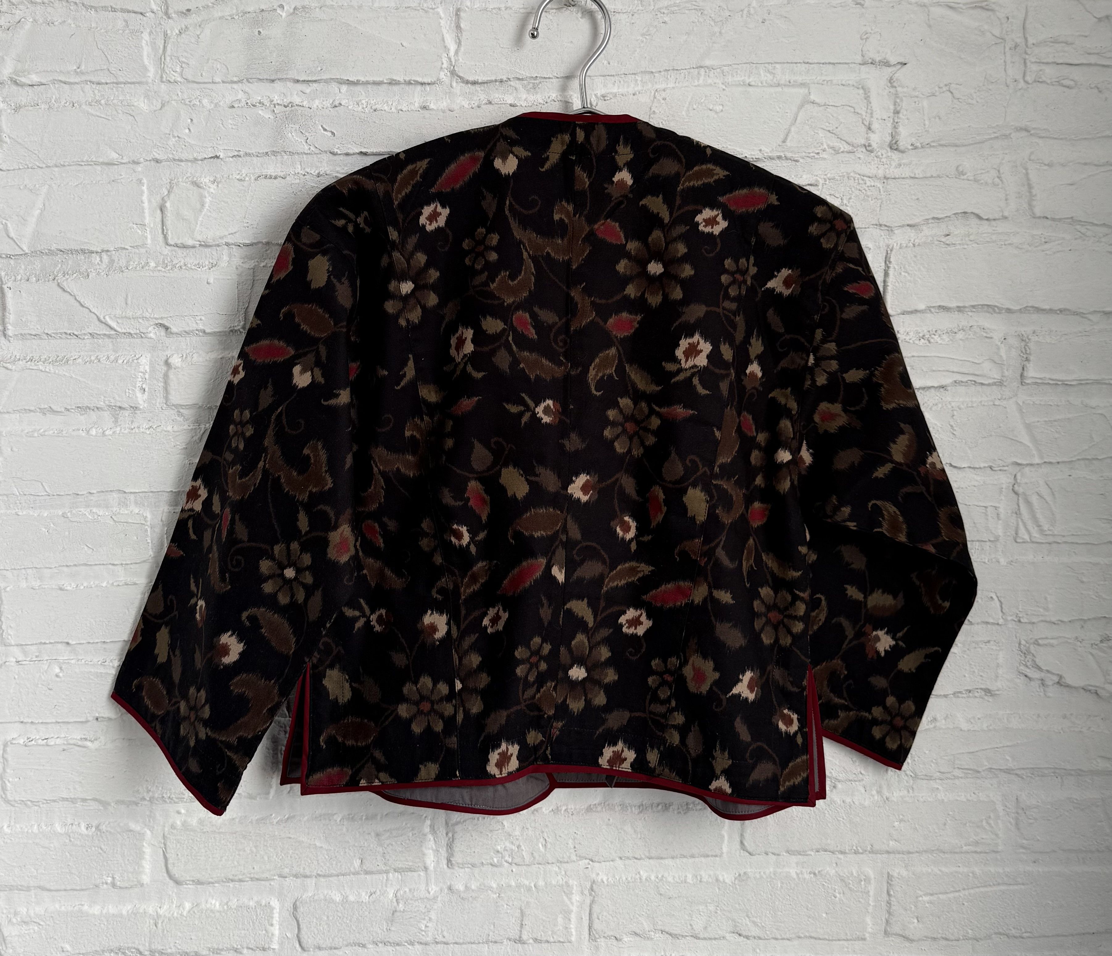 Kenzo Vintage 90s Kenzo Paris Floral Tapestry Jacket Kimono Size S / US 4 / IT 40 - 8 Thumbnail