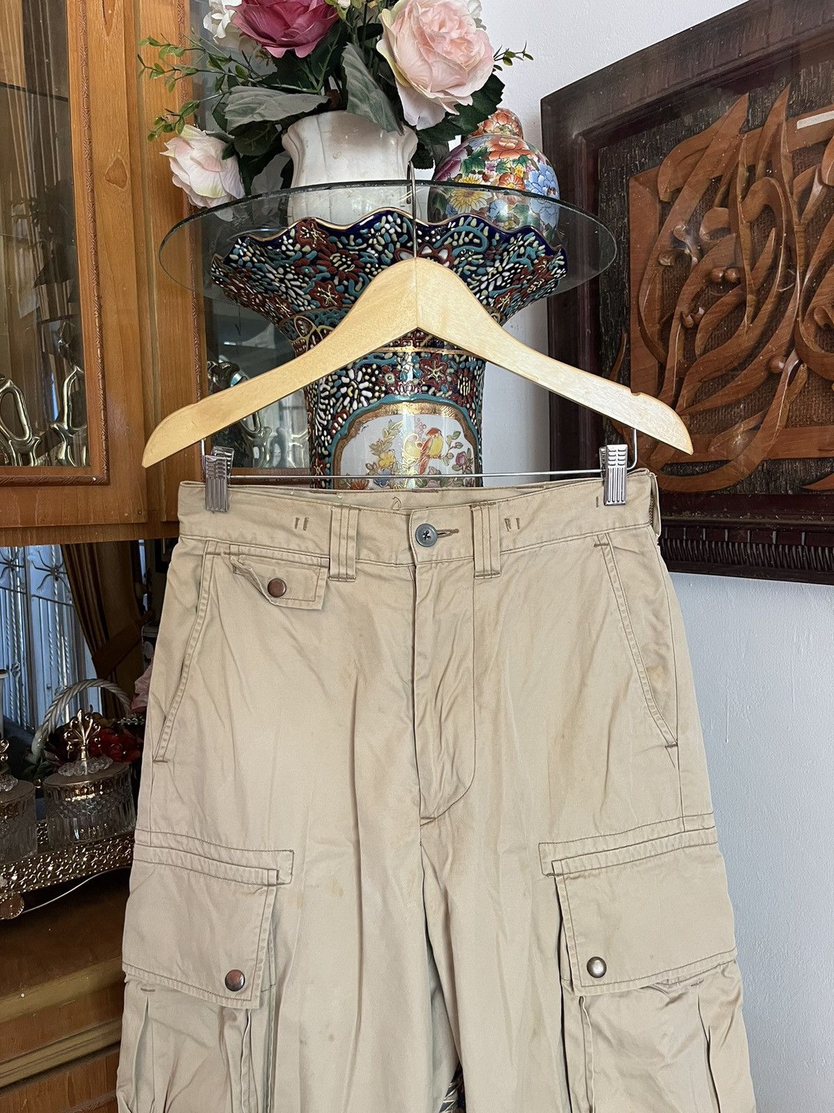 Polo Ralph Lauren Vintage Polo RL Cargo High Waist Cargo Pant Size US 30 / EU 46 - 3 Thumbnail