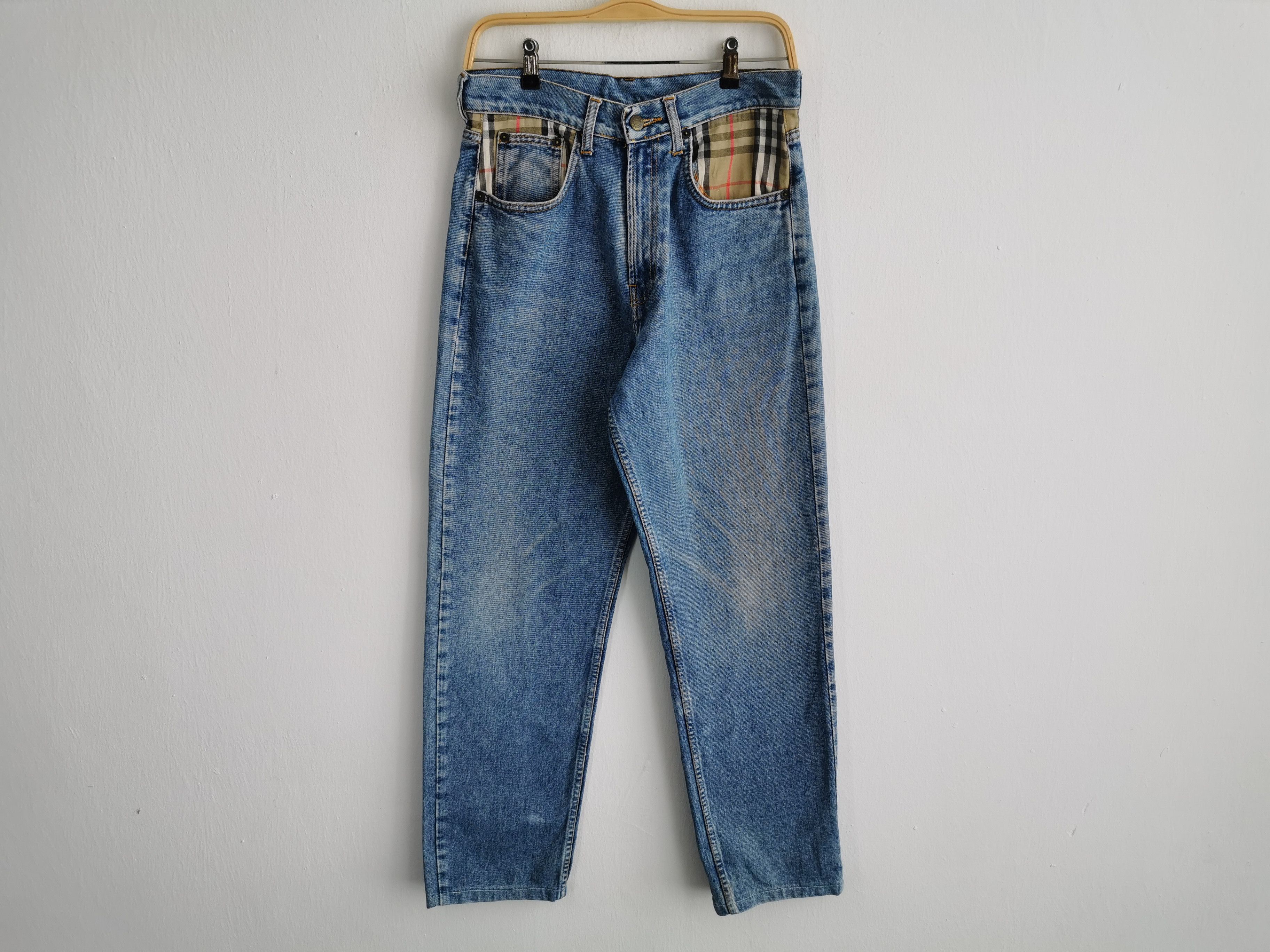 Burberry Vintage 90's Burberry Made In Italy Denim Jeans Size 28 Size US 28 / EU 44 - 2 Thumbnail