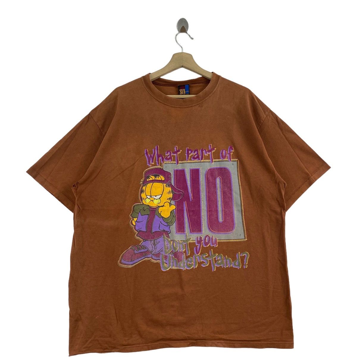 Vintage Vintage 90s GARFIELD What Part of NO Dont You Understand Size US XL / EU 56 / 4 - 1 Thumbnail