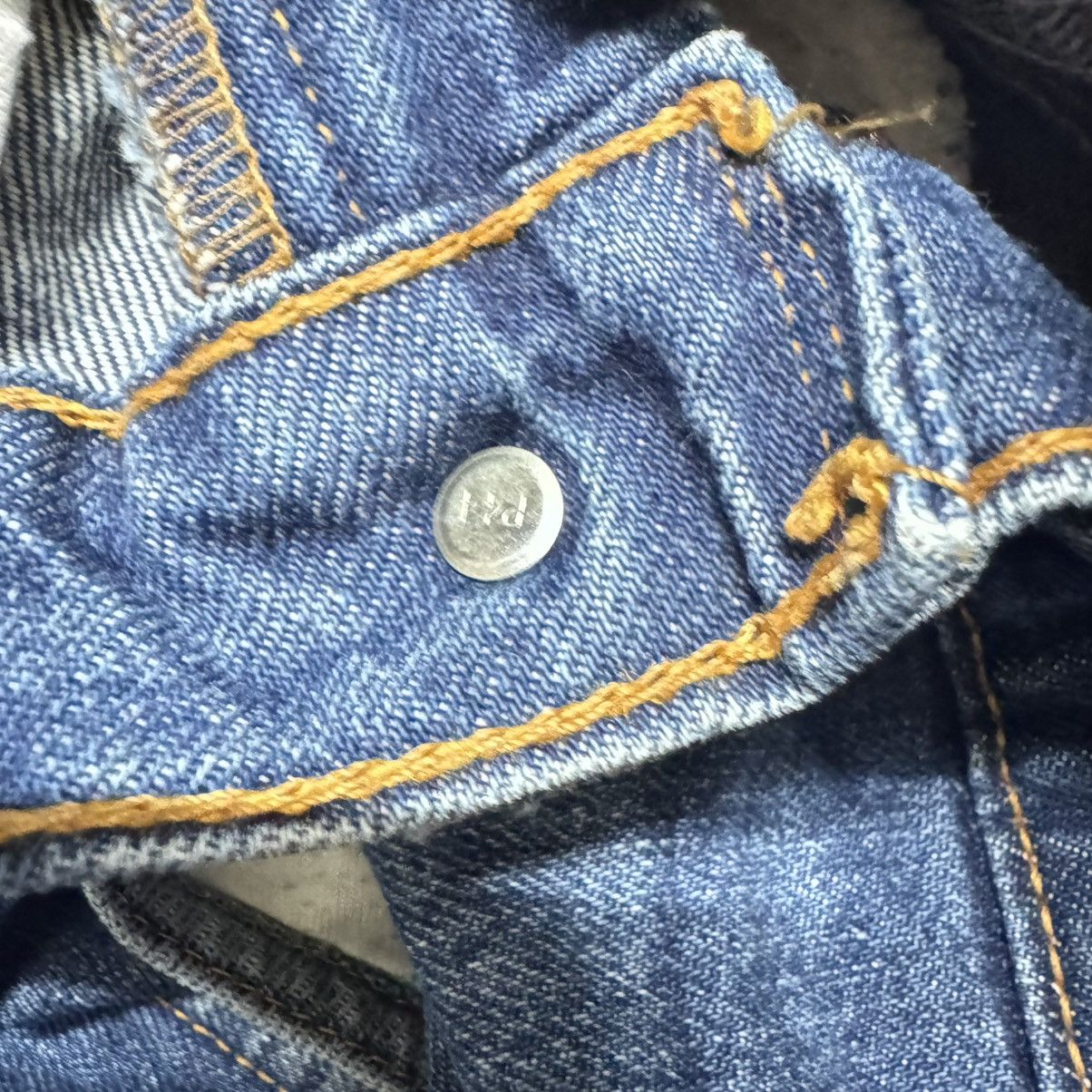 Levi's Vintage Levis 517 Flare Jeans Repaired Hedi Slimane Size US 32 / EU 48 - 9 Thumbnail