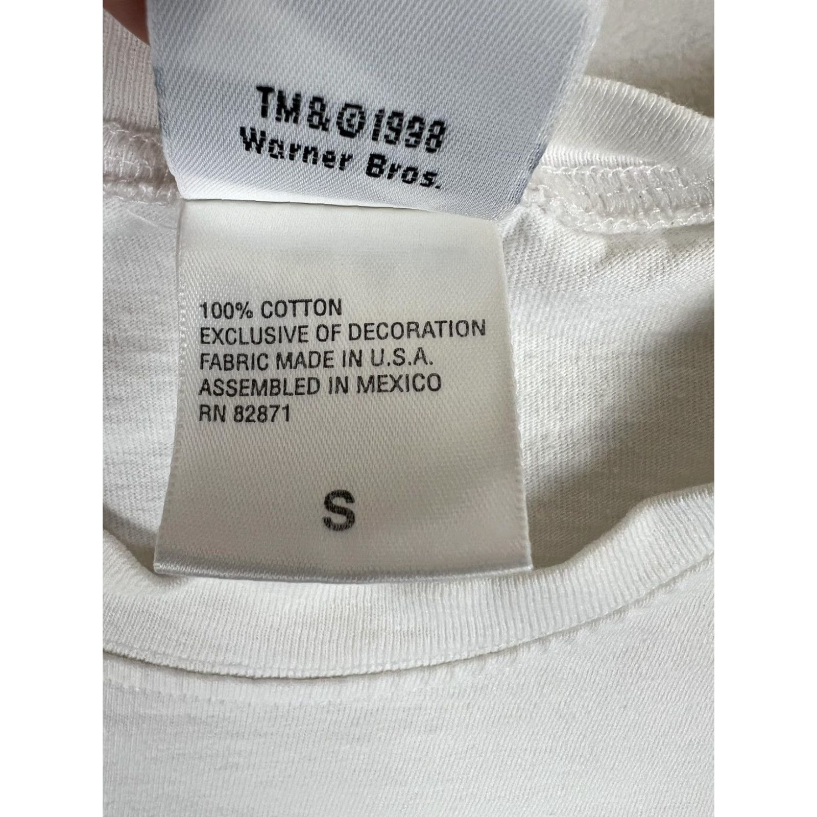 Vintage VINTAGE Warner Bros Shirt Long Sleeve Taz Mens Small White Looney Tunes 90s Cartoon Retro Pop Culture Mens Size US S / EU 44-46 / 1 - 4 Thumbnail