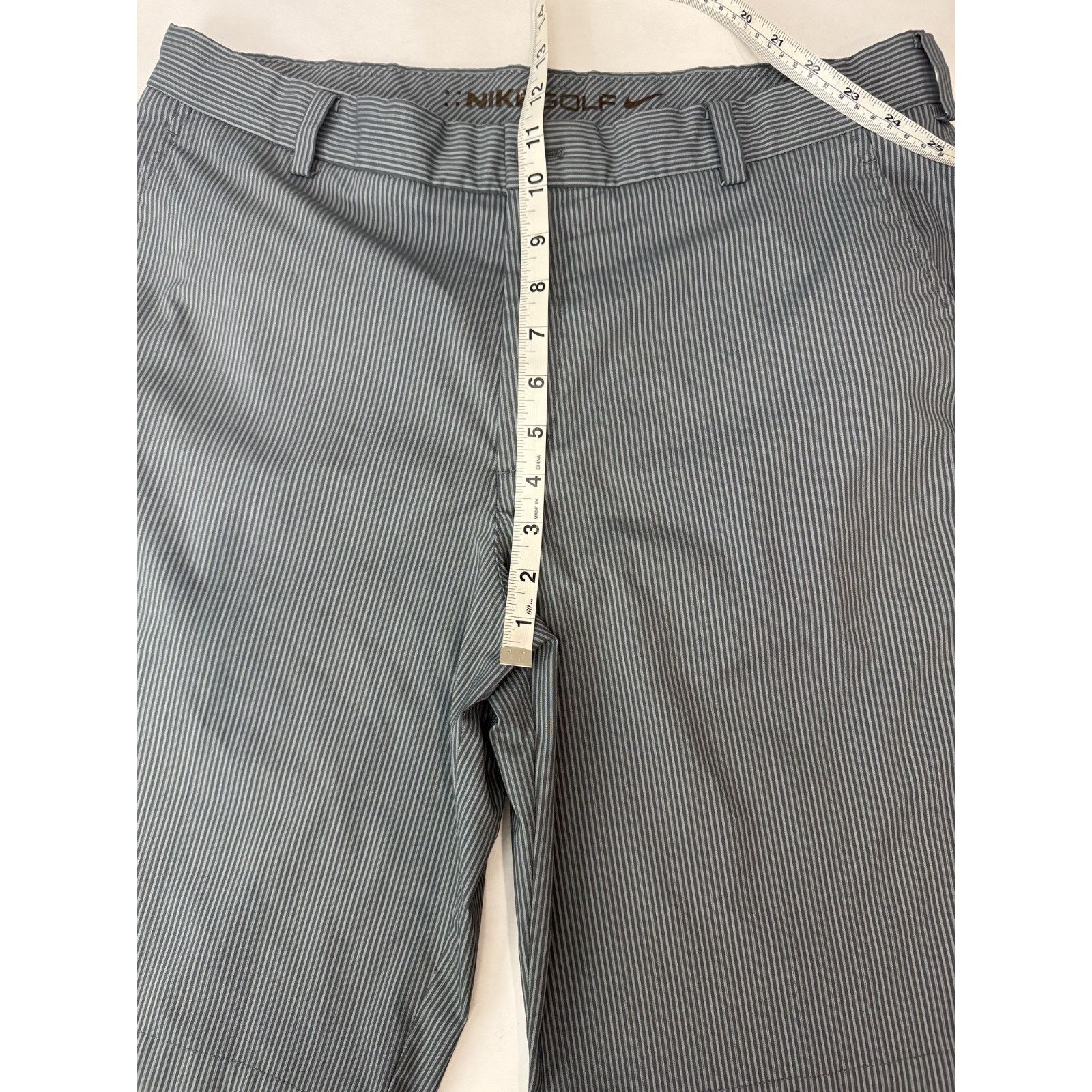 Nike Nike Golf Performance Shorts Men Gray Striped 11" 34 Size US 34 / EU 50 - 4 Thumbnail