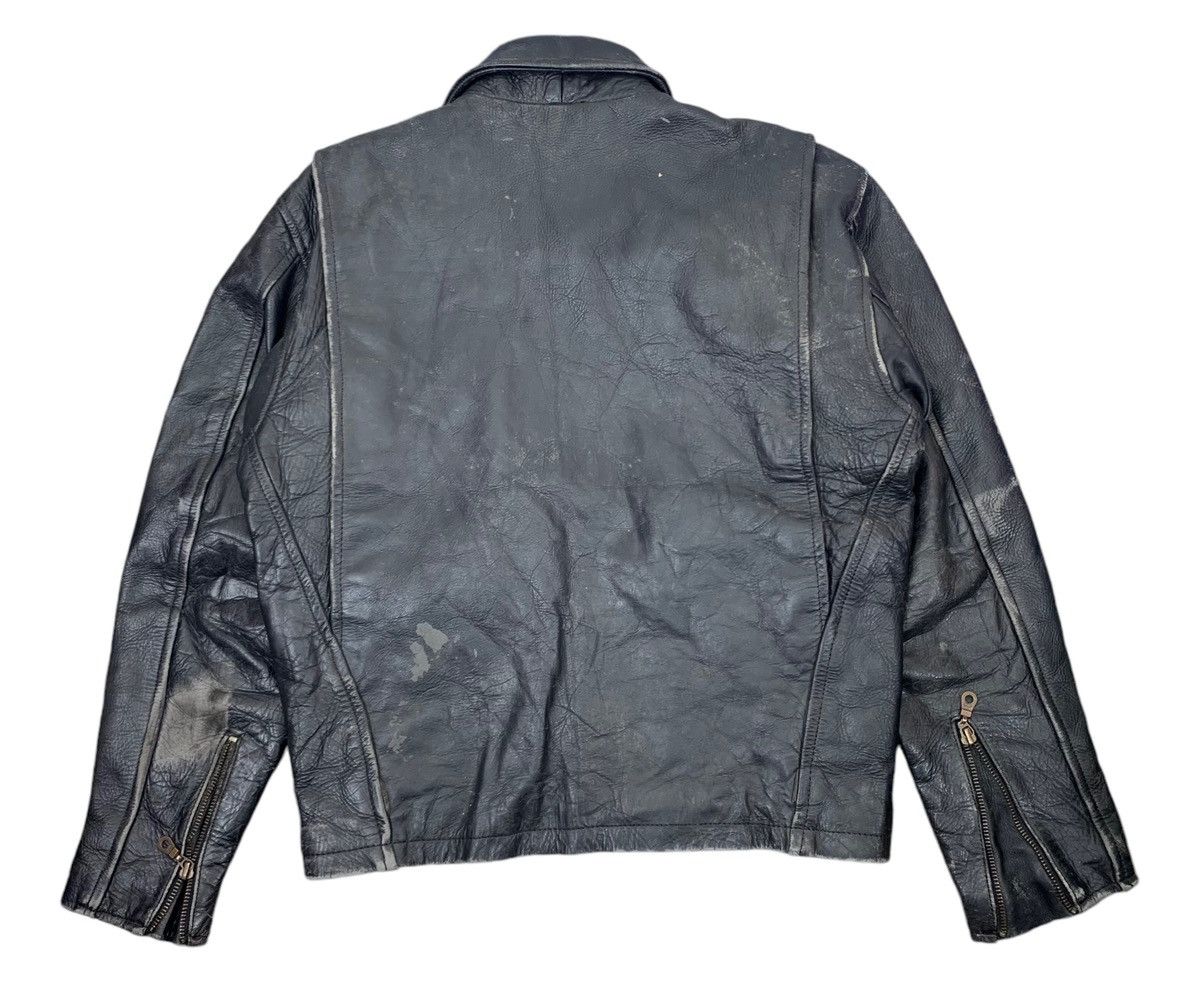 Genuine Leather Vintage Spiker Marino Leather Biker Jacket Size US M / EU 48-50 / 2 - 6 Thumbnail