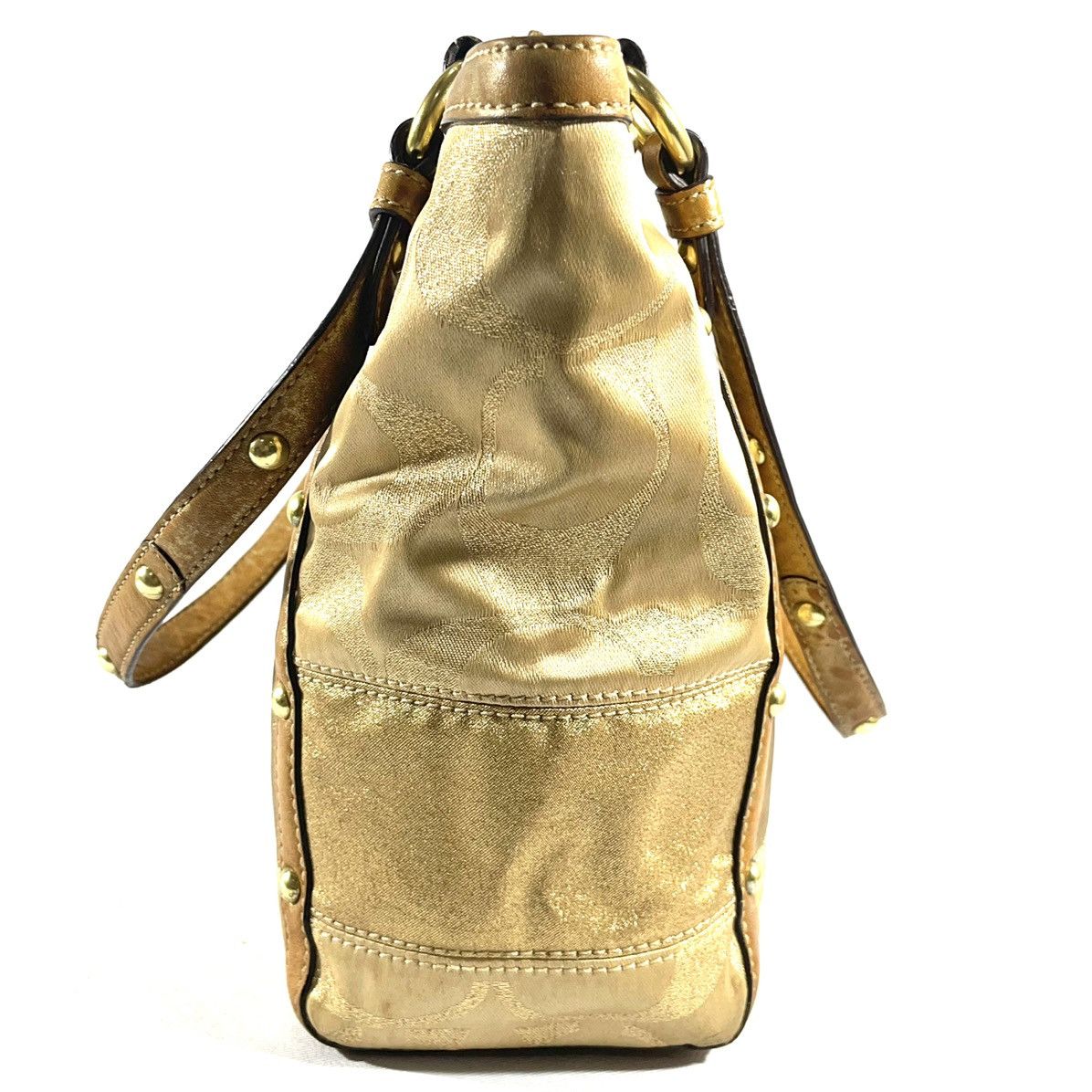 Coach Vintage Satin Monogram Handbag Size ONE SIZE - 9 Thumbnail