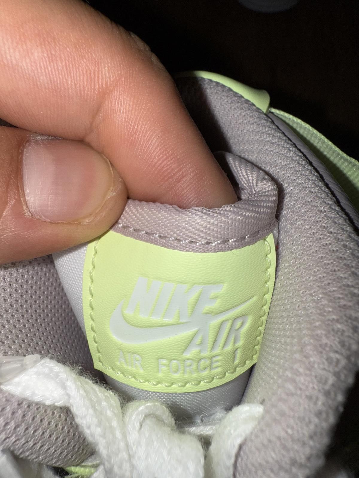 Nike Nike Air Force 1 High Platinum Tint Barely Volt Sample (Women’s) Size US 7 / IT 37 - 10 Thumbnail