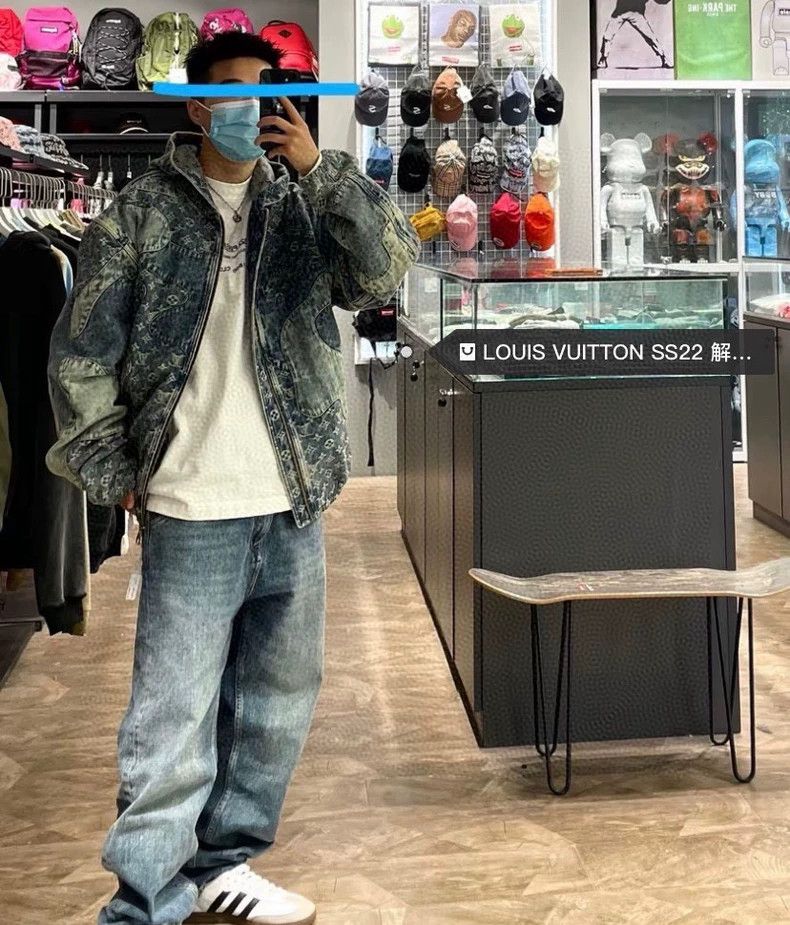 Louis Vuitton Louis Vuitton Patchwork presbyopic blue denim jacket 2503-N Size US M / EU 48-50 / 2 - 8 Thumbnail