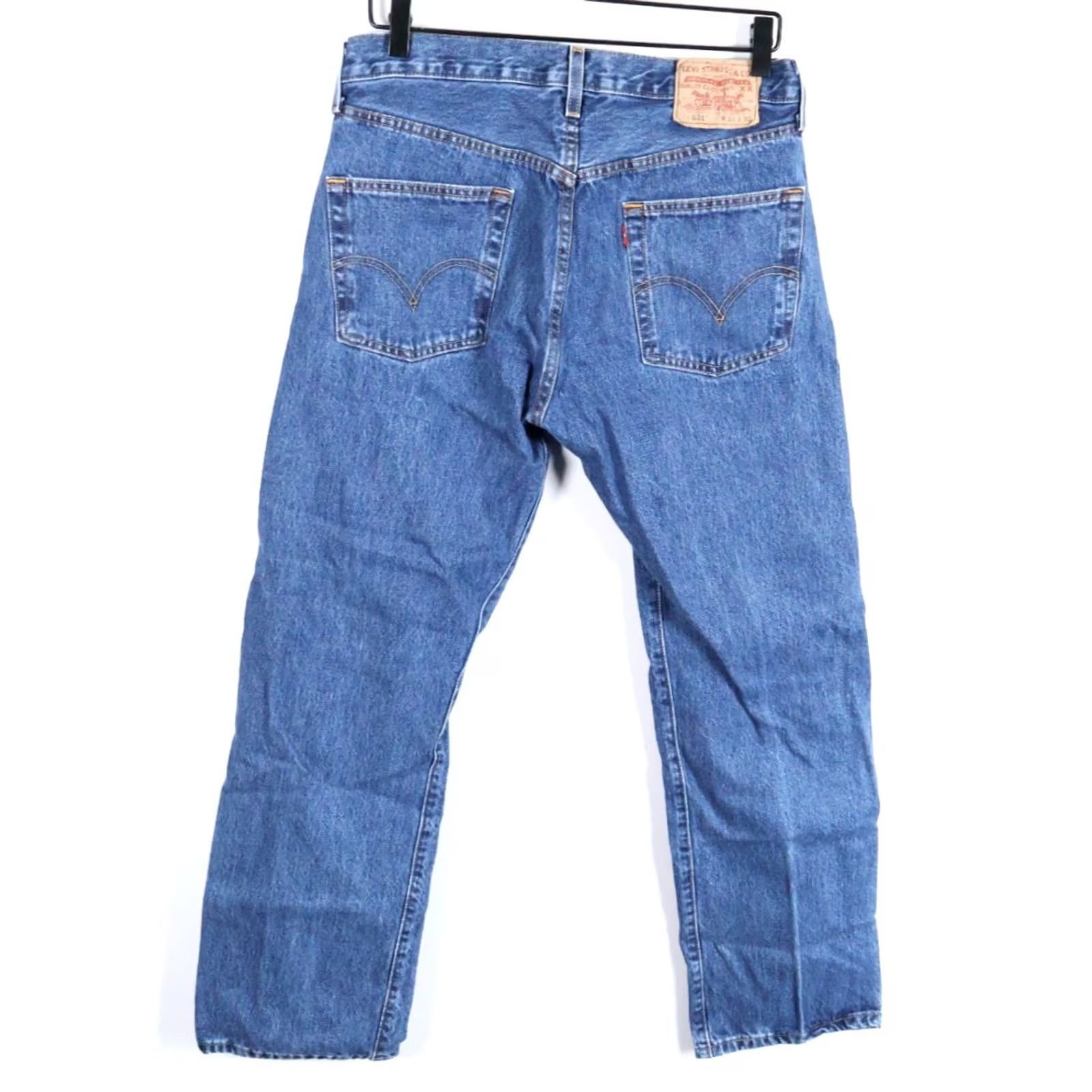 Levi's VINTAGE Levi's 501 XX Jeans Men 31 x 29 Blue Button Fly VTG 2005 Denim Straight 90s Size US 31 - 2 Thumbnail