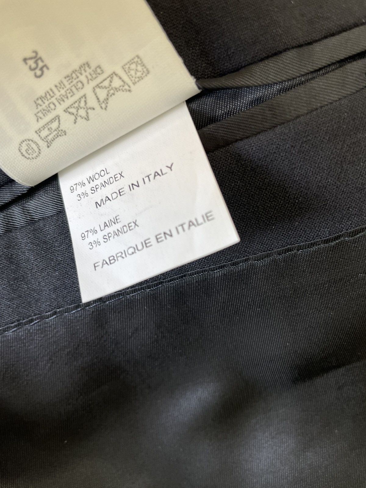 John Varvatos Midnight Navy Wool Blazer Size 44R - 7 Thumbnail