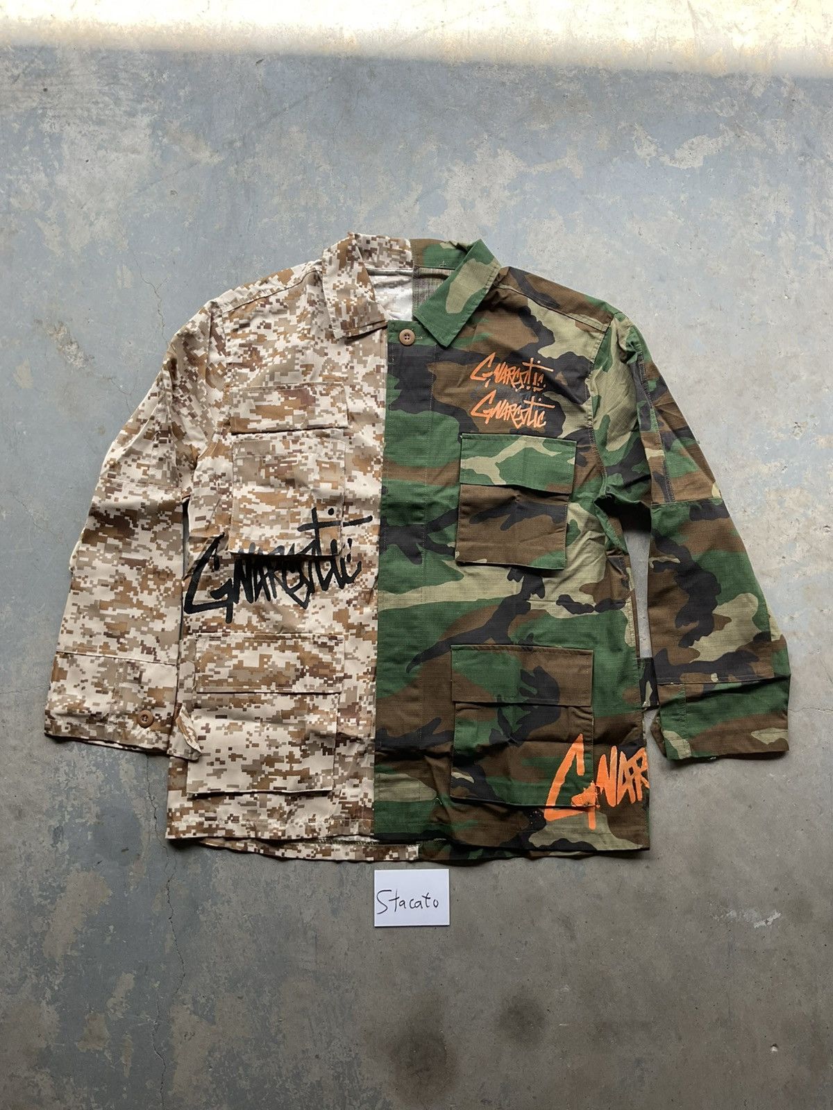 Gnarcotic Gnarcotic Lil Gnar Split Camo Military Jacket Size US S / EU 44-46 / 1 - 1 Thumbnail