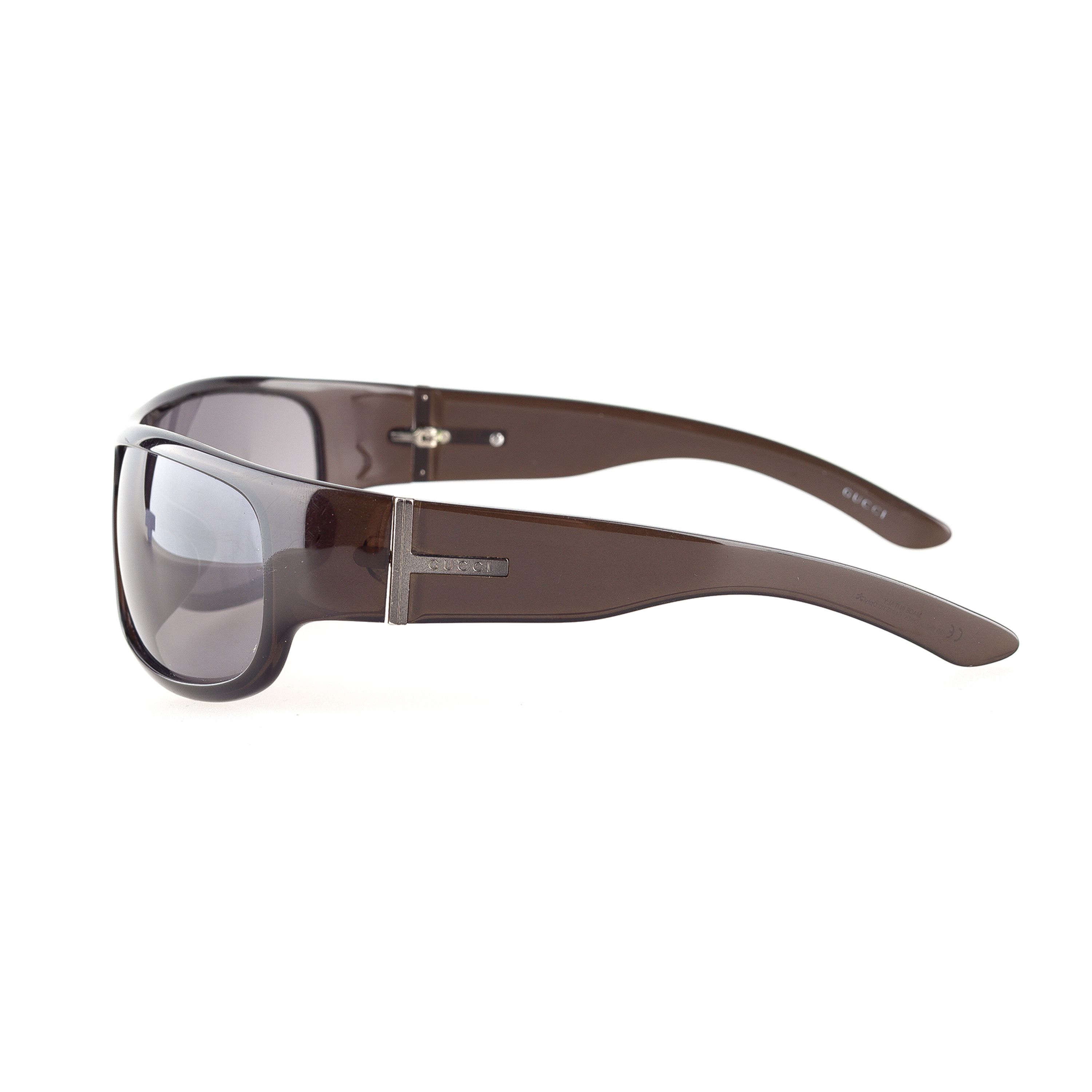 Gucci Gucci GG 1586/S CBITK Brown Vintage Sunglasses Size ONE SIZE - 3 Thumbnail