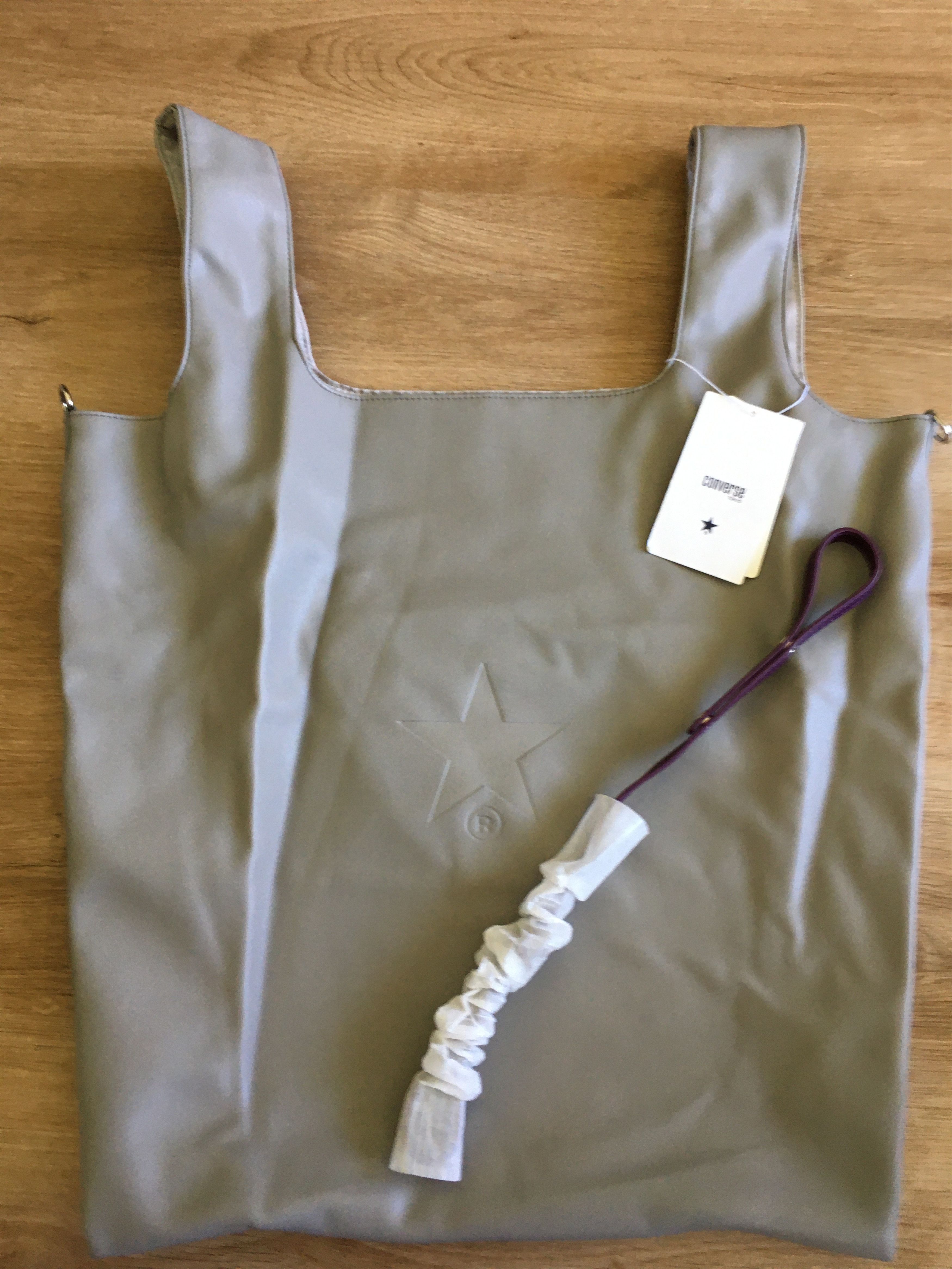 Converse 🇯🇵CONVERSE TOKYO FAKE-LEATHER 2WAY SHOPPING BAG Size ONE SIZE - 12 Thumbnail