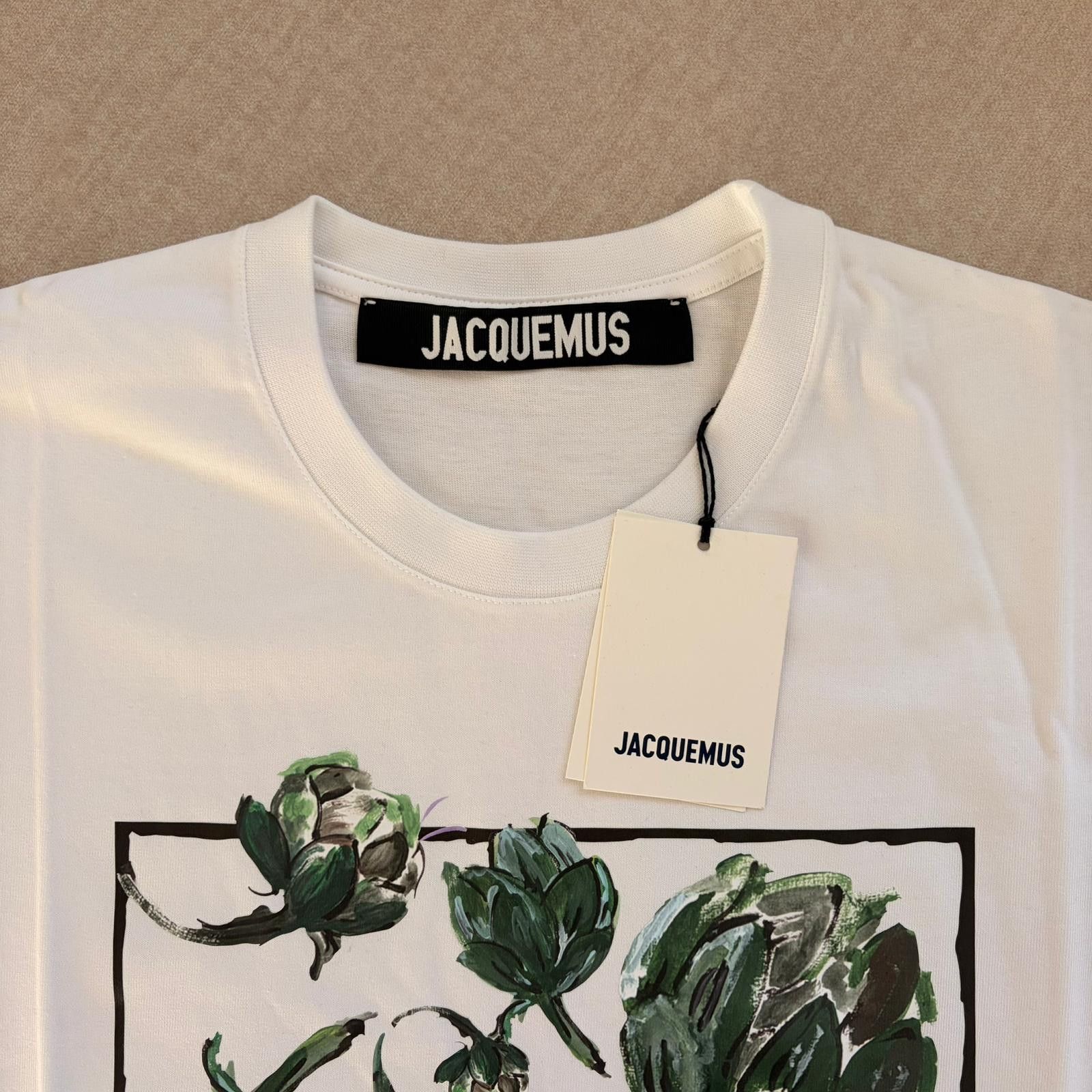 Givenchy White Artichoke Print Le T-Shirt Mala T-Shirt Size US M / EU 48-50 / 2 - 4 Thumbnail