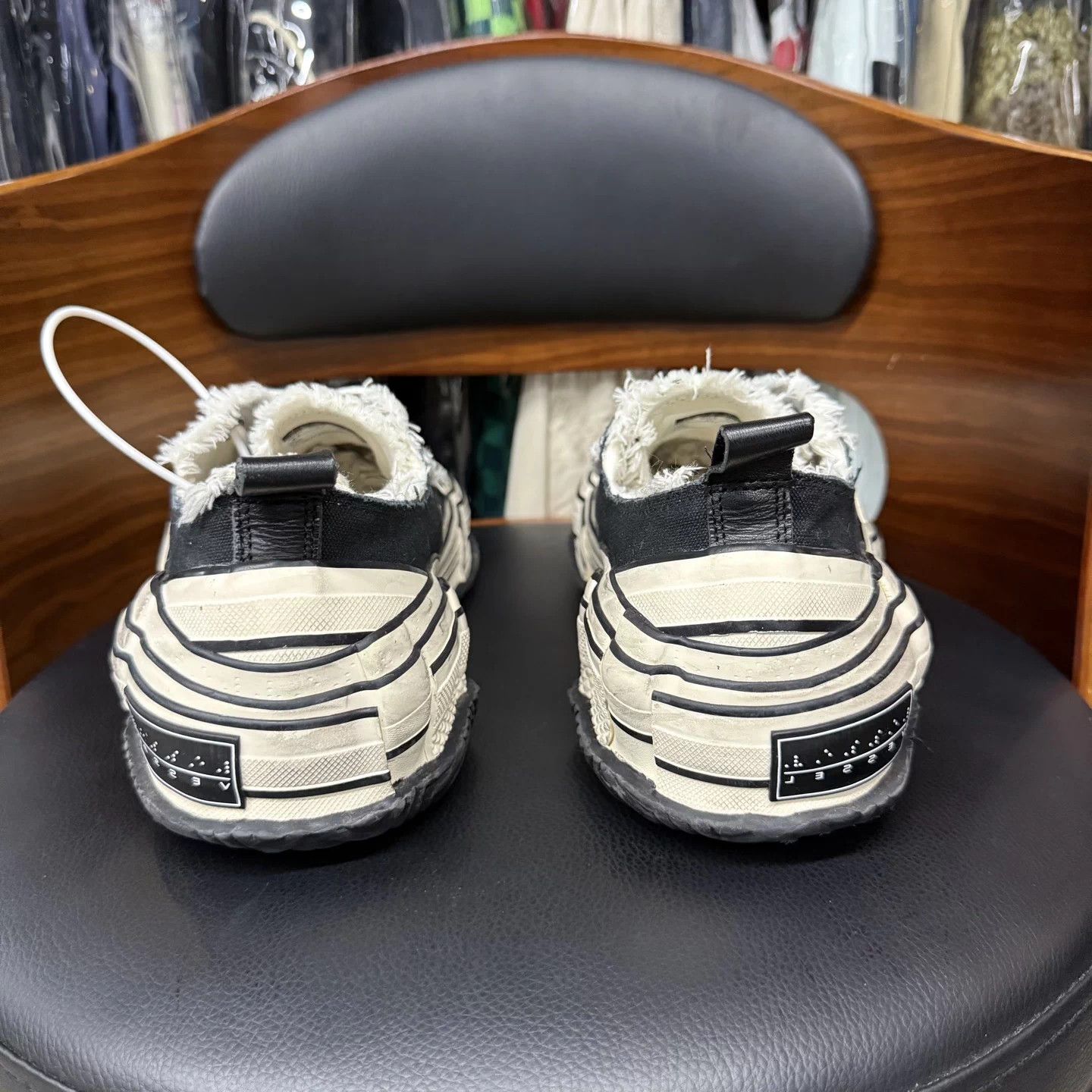xVESSEL xVessel Distressed Black Tire 42 OG MINT Size US 9 / EU 42 - 3 Thumbnail