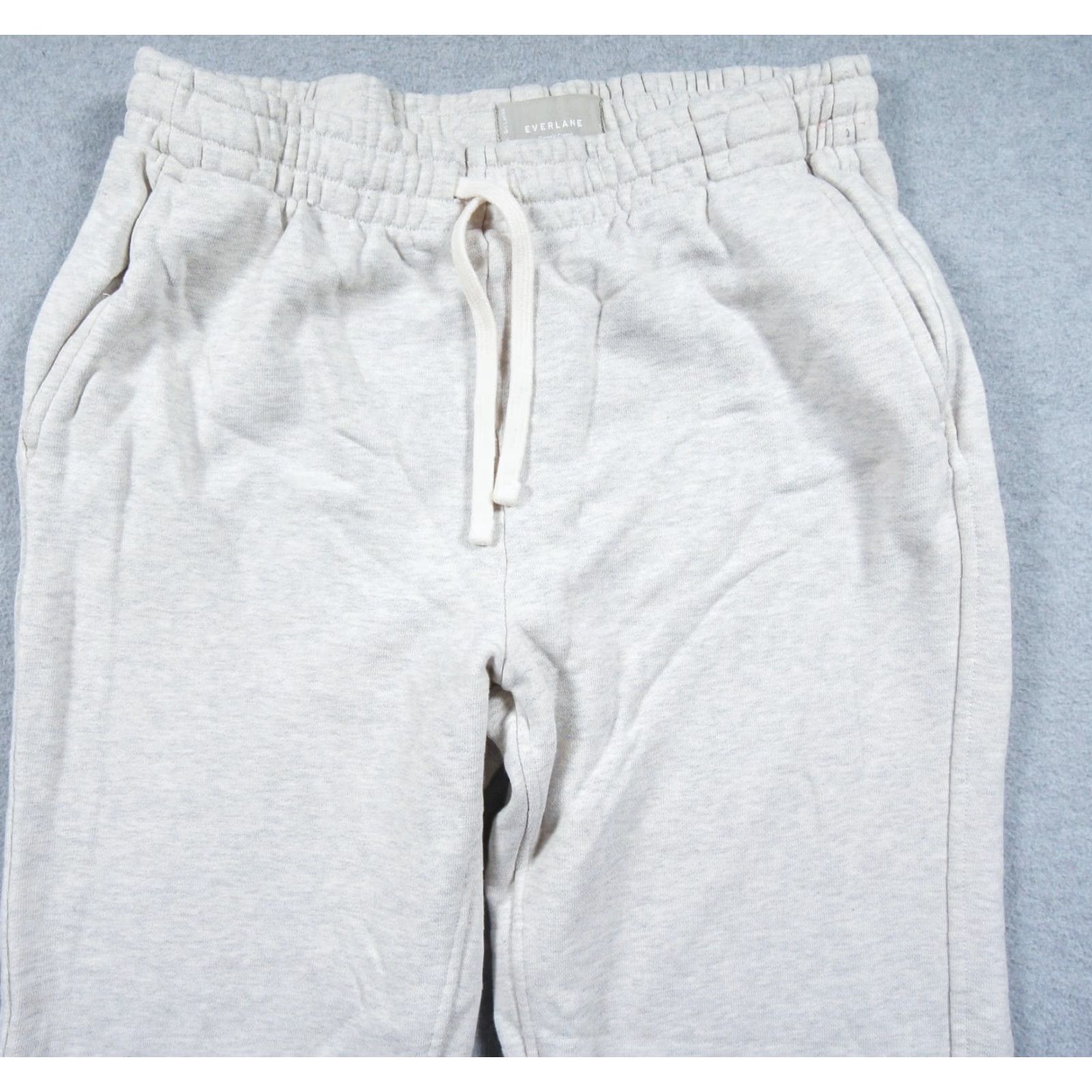 Everlane Everlane Pants Womens Small Gray Heather Sweatpants Fleece Lounge Comfort Regular Fit Casual Size 28" / US 6 / IT 42 - 2 Thumbnail