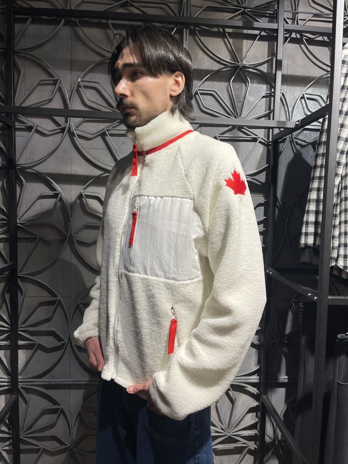 Other Heated Rivalry Maple Leaf Sherpa Jacket – Sewing Brothers Size US M / EU 48-50 / 2 - 5 Thumbnail