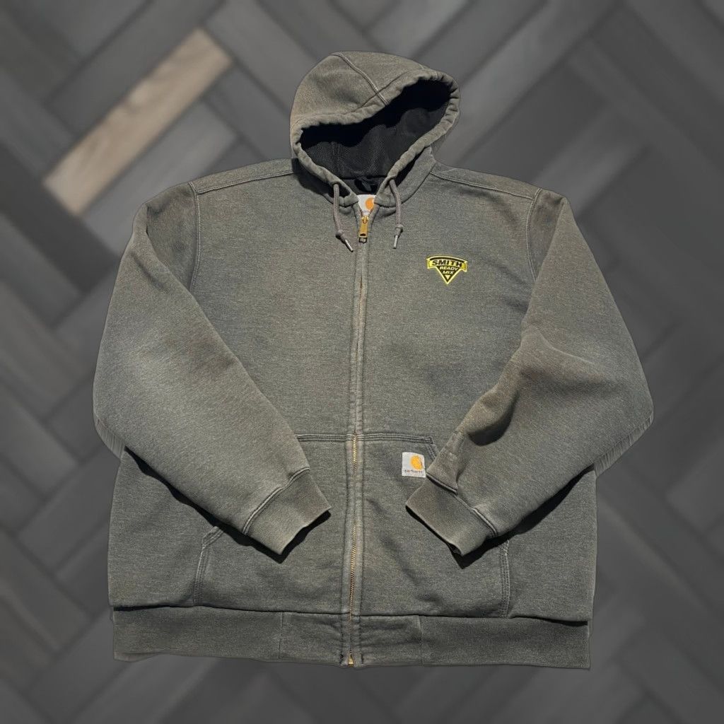 Carhartt VINTAGE Carhartt Rain Defender Paxton Heavyweight Full Zip Fleece Hoodie Mens L Smith Size US L / EU 52-54 / 3 - 1 Thumbnail