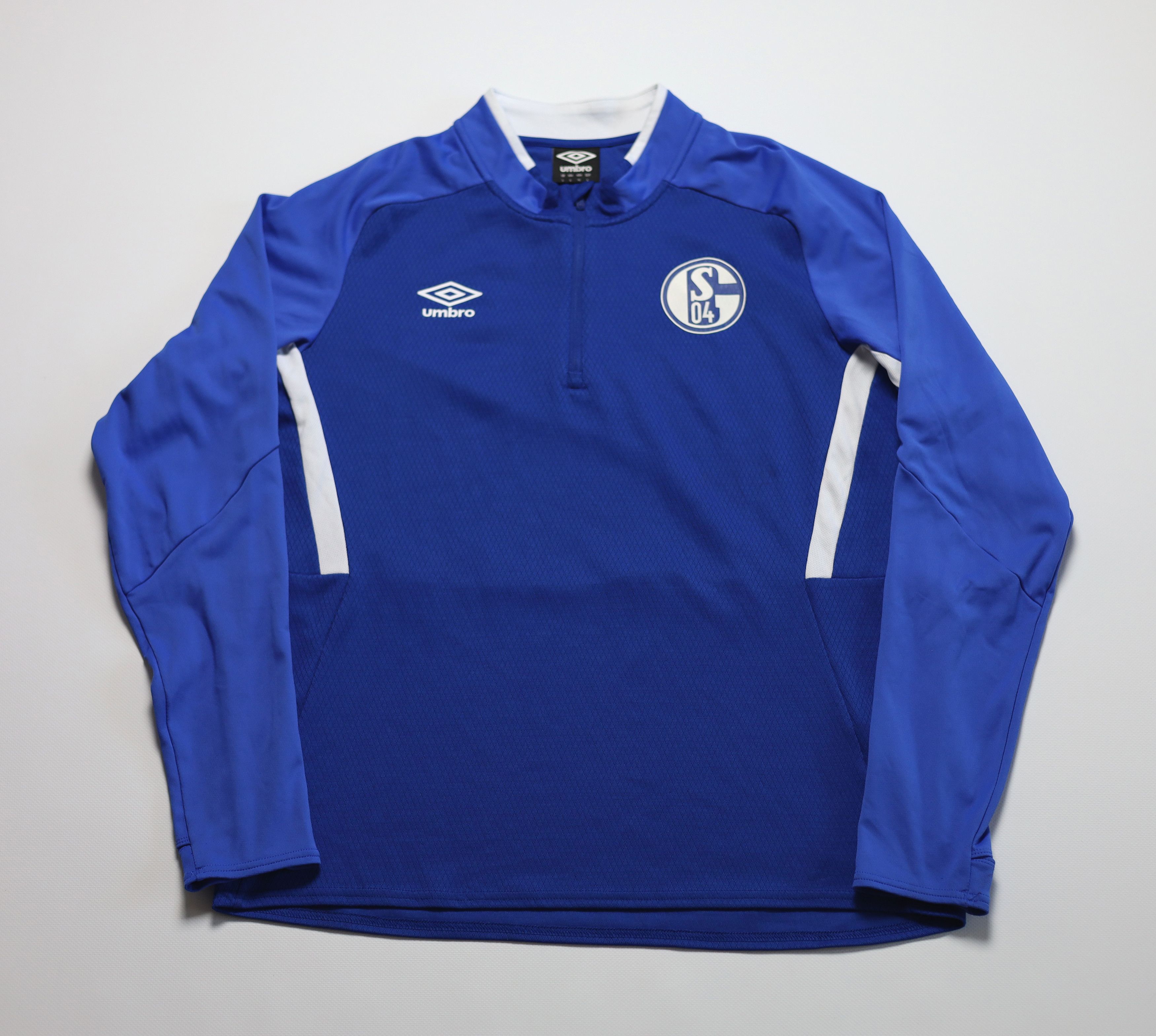 Umbro Umbro FC Schalke 04 1/4 Zip Shirt Training Top Size L Size US L / EU 52-54 / 3 - 1 Thumbnail